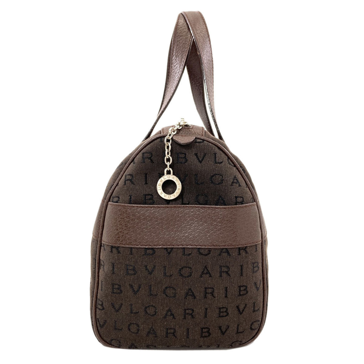 Bvlgari Brown Canvas Handbag (Pre-Owned)