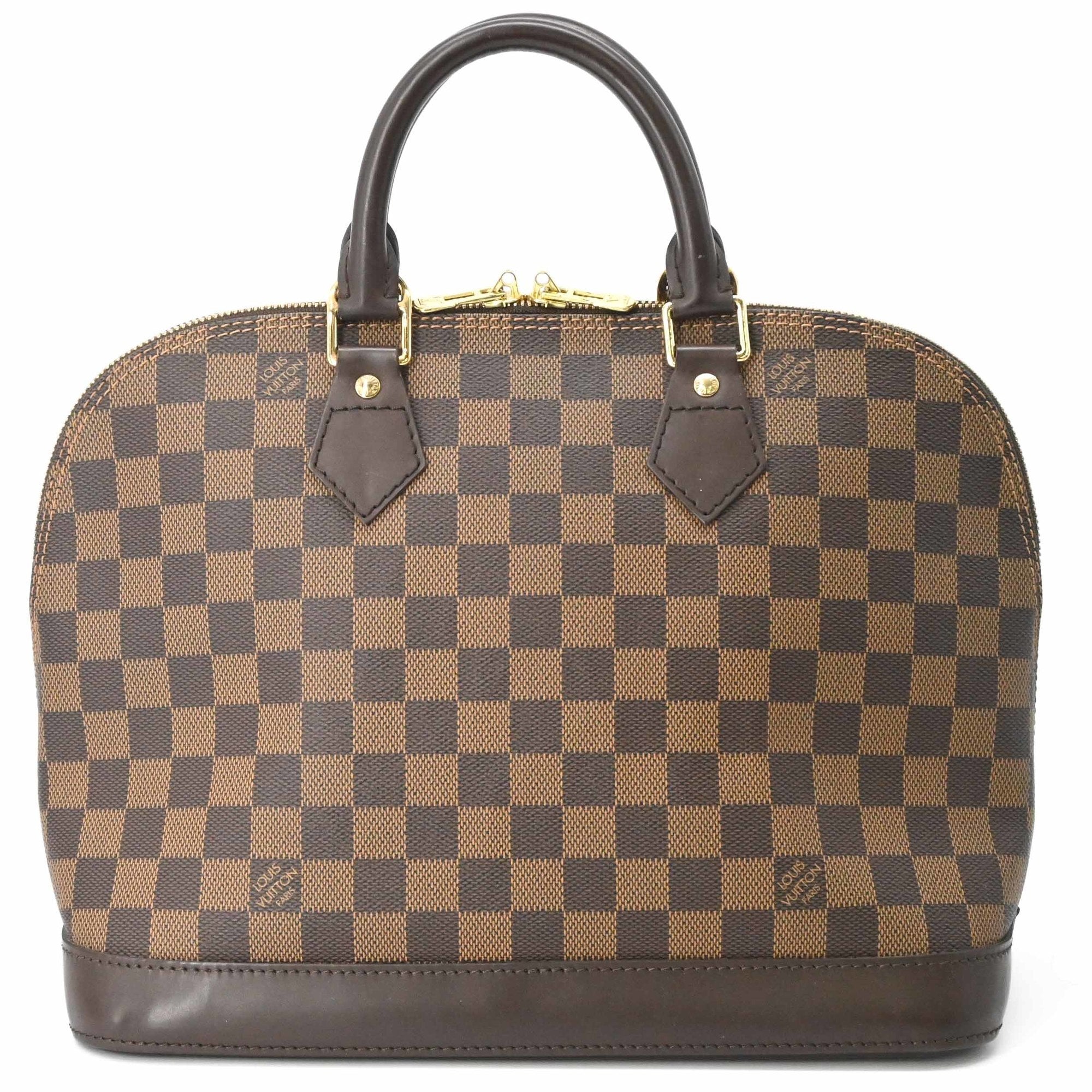 Louis Vuitton Brown Damier Canvas Ebene Canvas Damier Canvas Handbag (Pre-Owned)