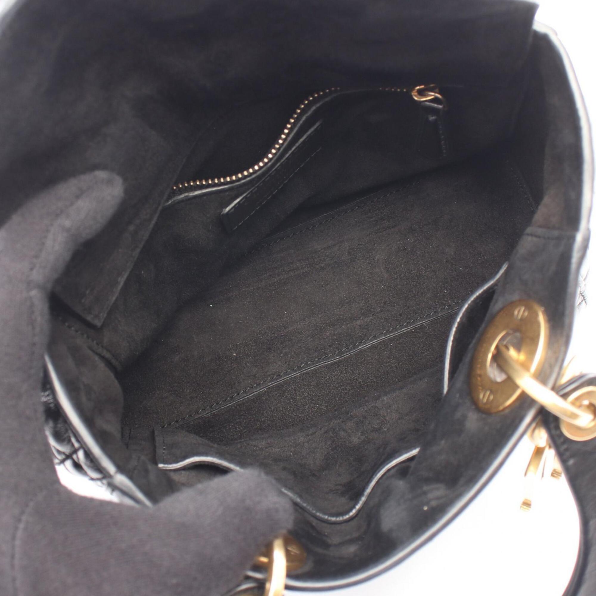 Christian Dior Black Leather Handbag (Pre-Owned)