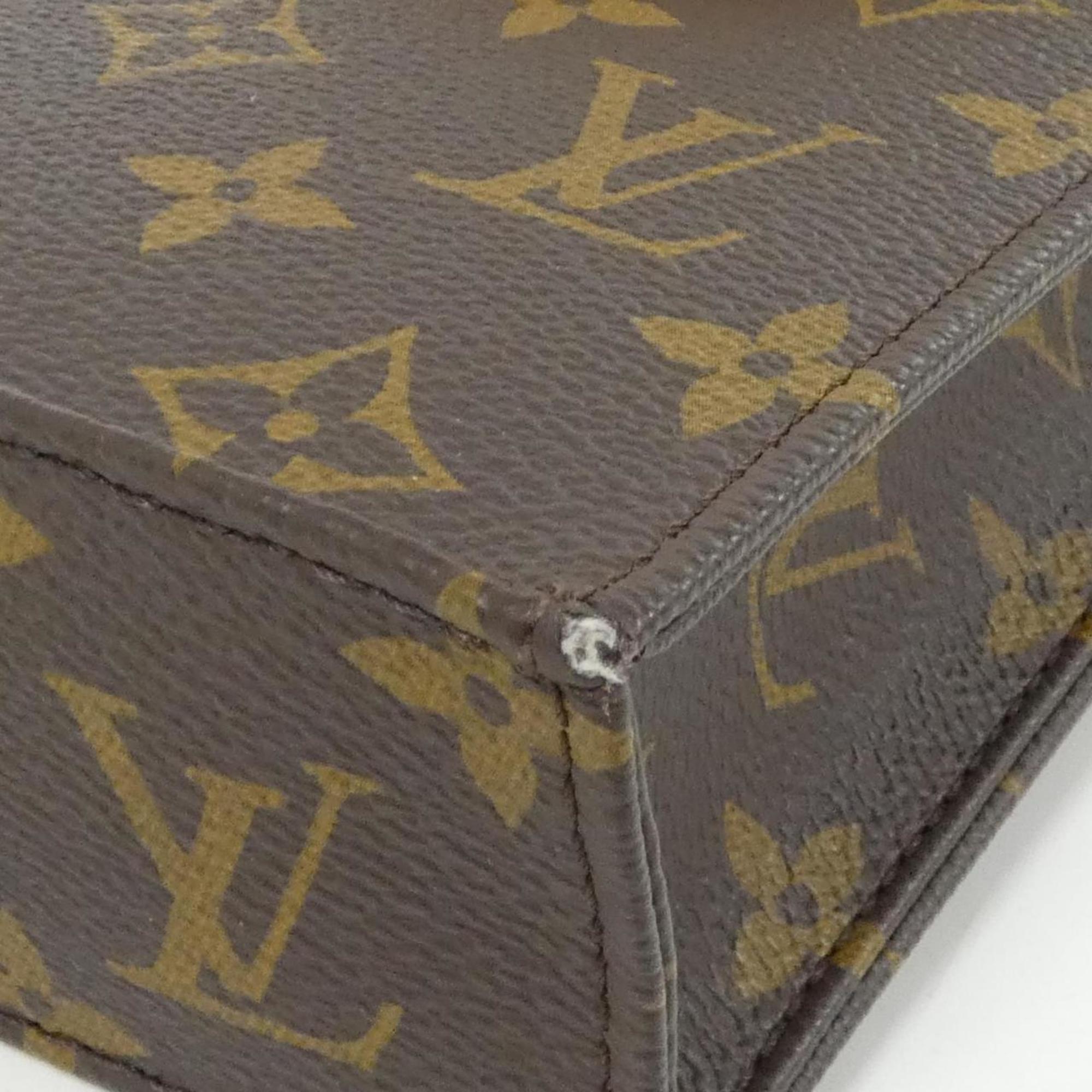 Louis Vuitton Marron Coated Canvas Handbag (Pre-Owned)