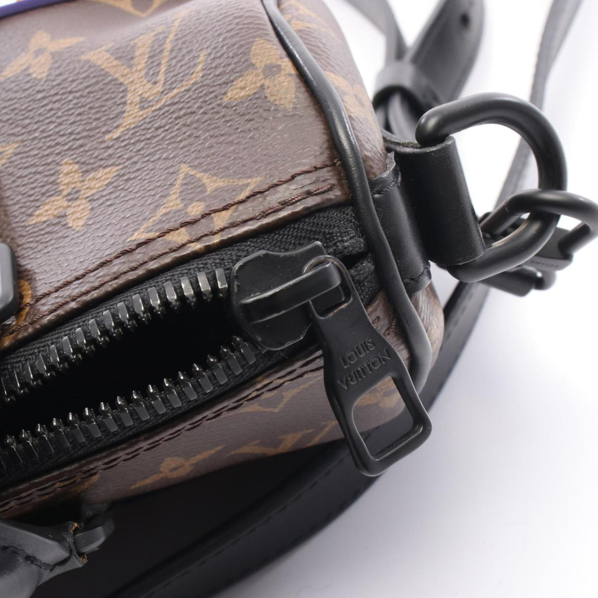 Louis Vuitton Black Brown Monogram Multi-Color Monogram Leather Rubber Tote Bag (Pre-Owned)