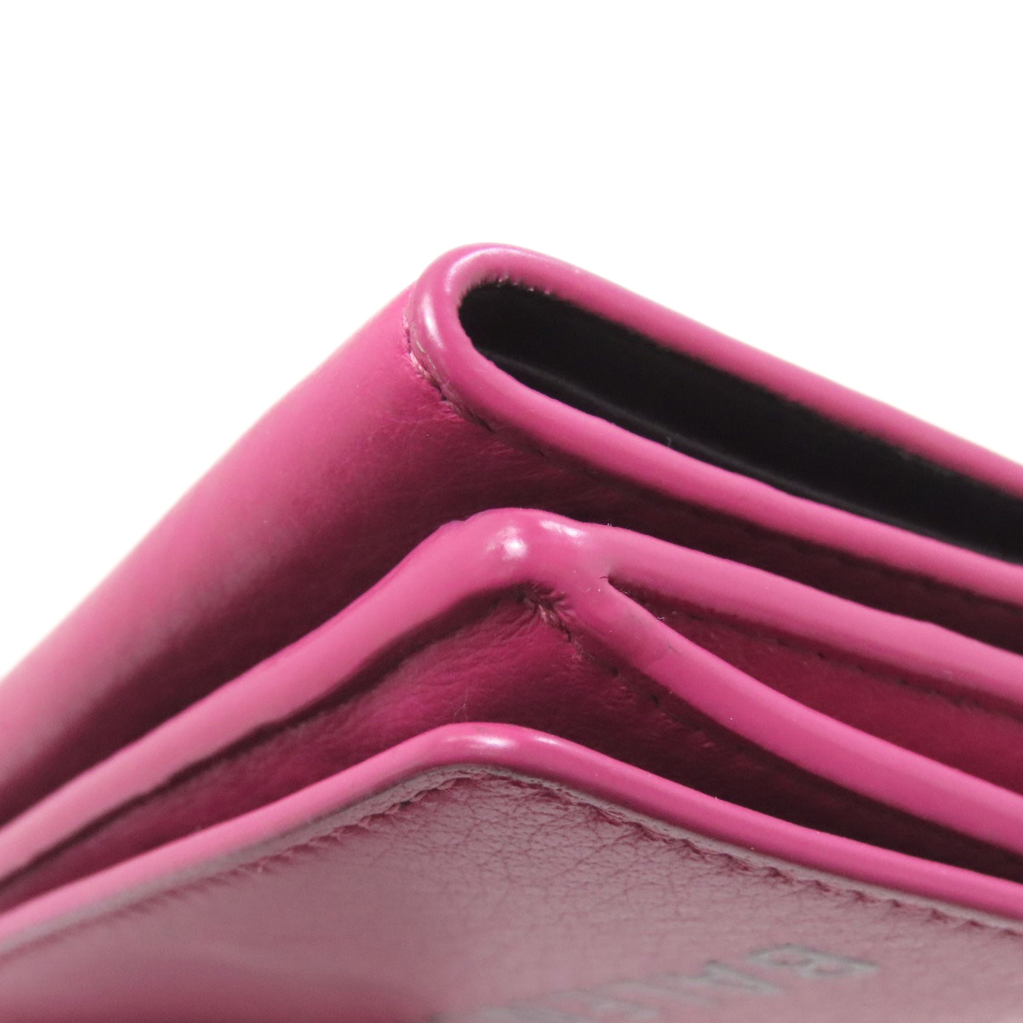 Balenciaga Pink Leather Wallet (Tri-Fold) (Pre-Owned)