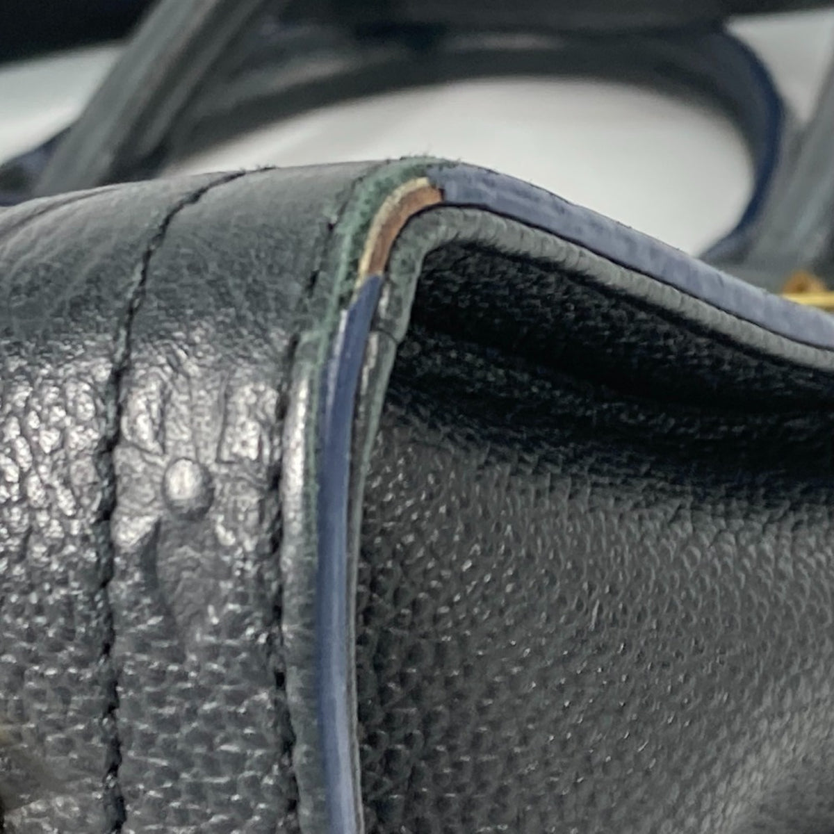 Louis Vuitton Navy Monogram Empreinte Leather Handbag Shoulder Bag (Pre-Owned)