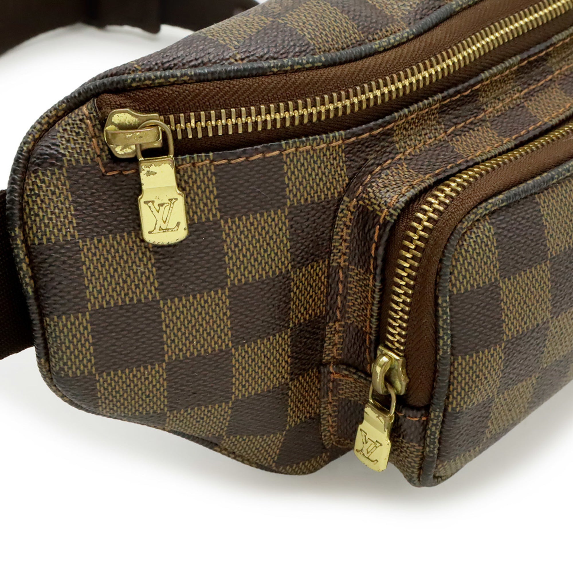 Louis Vuitton Brown Damier Canvas Pvc Fanny Pack Pouch (Pre-Owned)