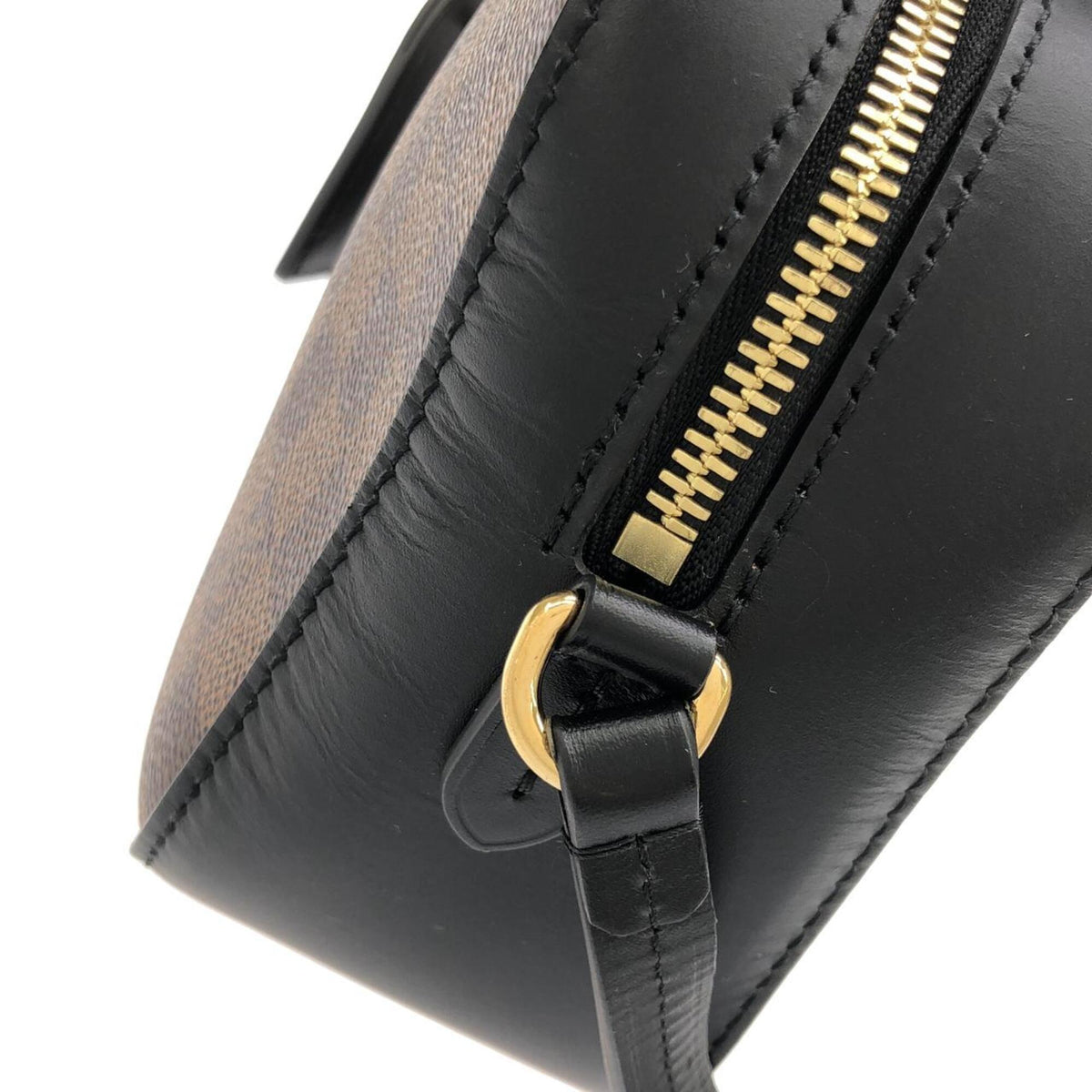 Louis Vuitton Black Ebene Coated Canvas Shoulder Bag (Pre-Owned)