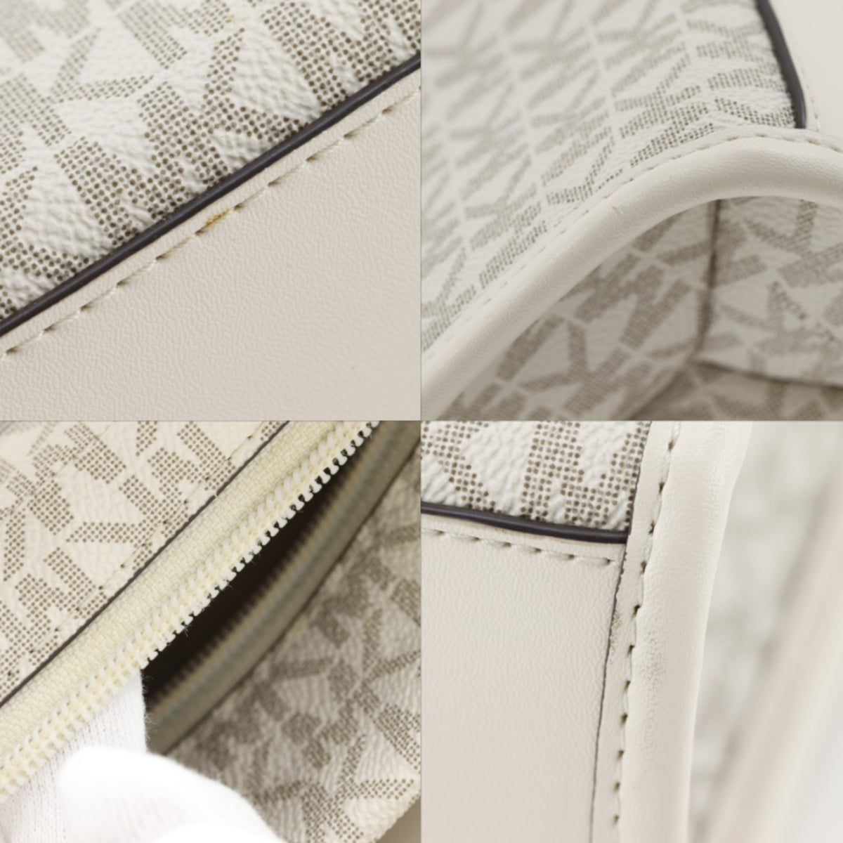 Michael Kors White Pvc Handbag (Pre-Owned)