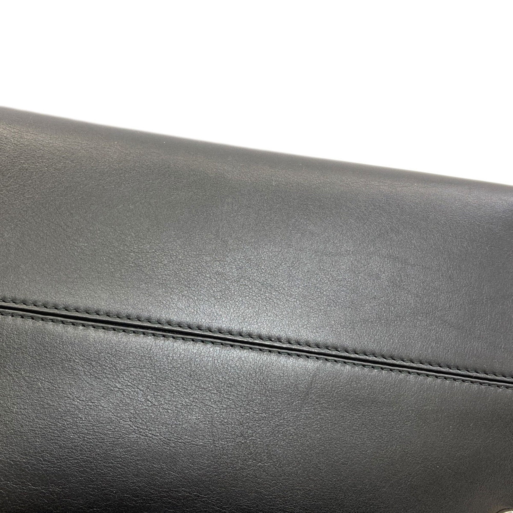 Christian Dior Black Pink Leather Tote Bag (Pre-Owned)