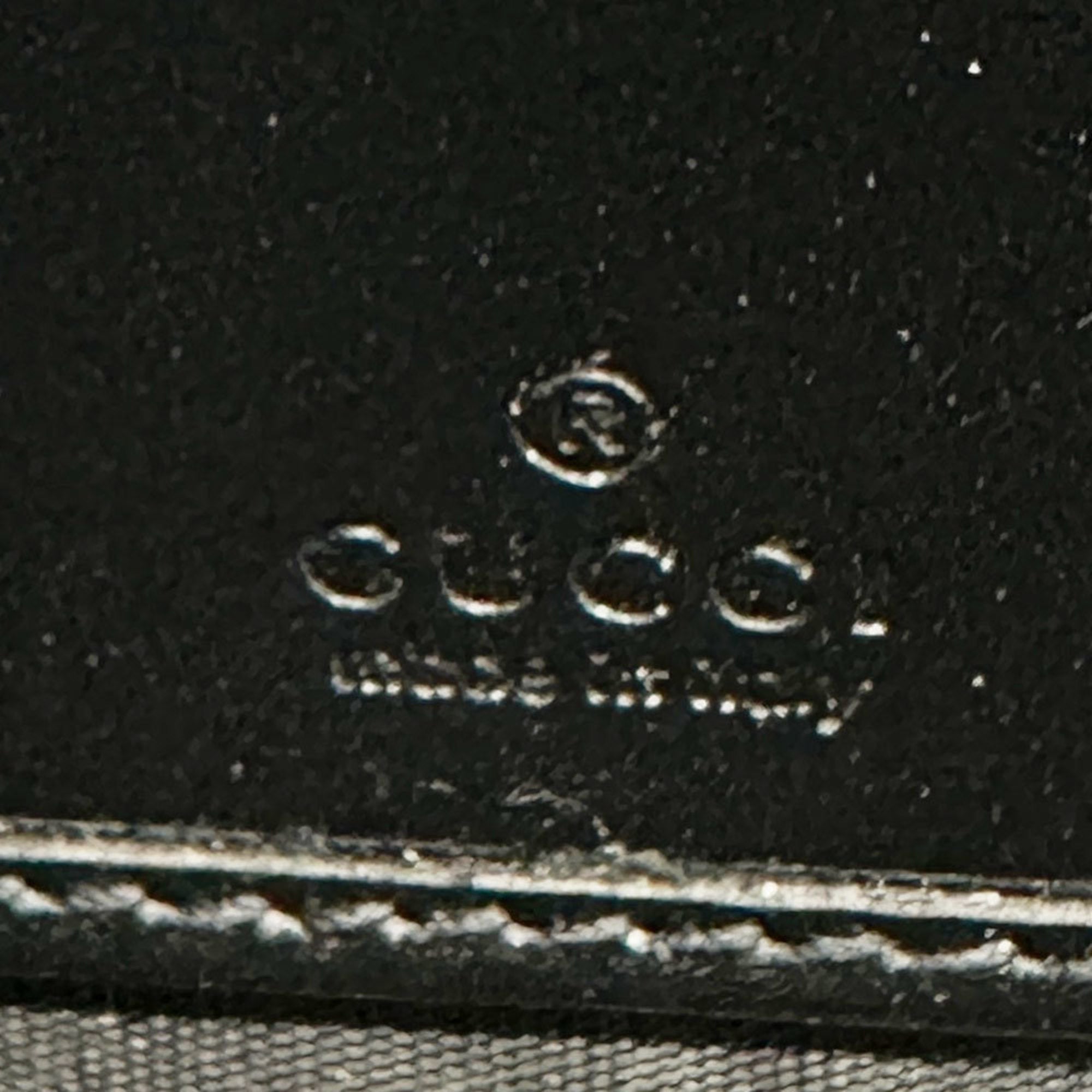 Gucci Black Leather Long Wallet (Bi-Fold) (Pre-Owned)