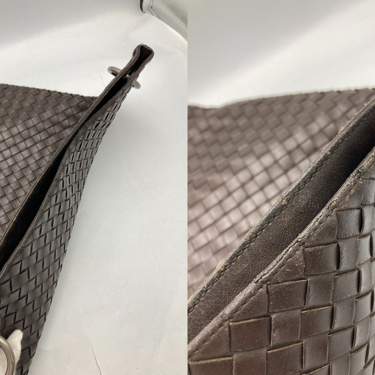 Bottega Veneta Brown Leather Shoulder Bag (Pre-Owned)