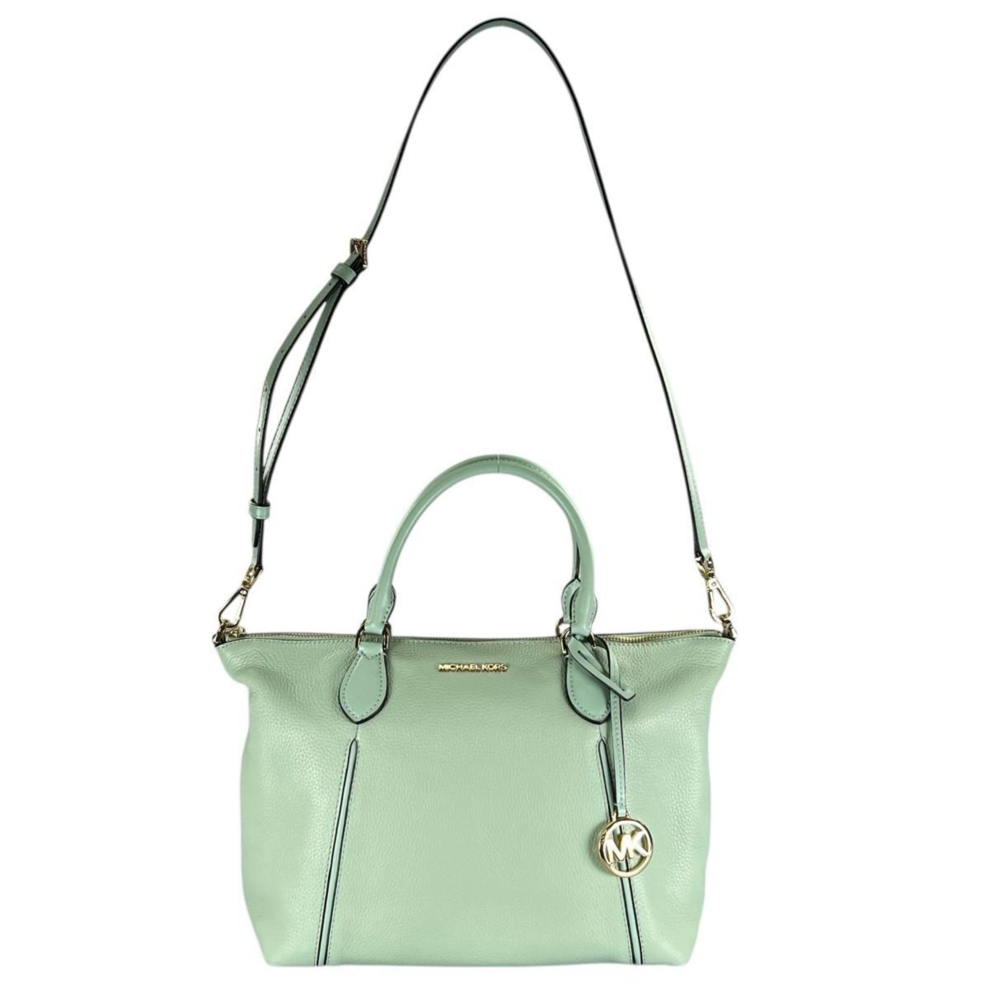Michael Kors Light Green Handbag Shoulder Bag (Pre-Owned)