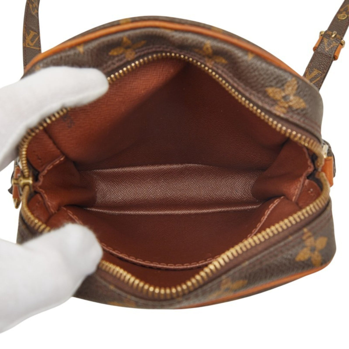 Louis Vuitton Brown Pvc Leather Shoulder Bag (Pre-Owned)