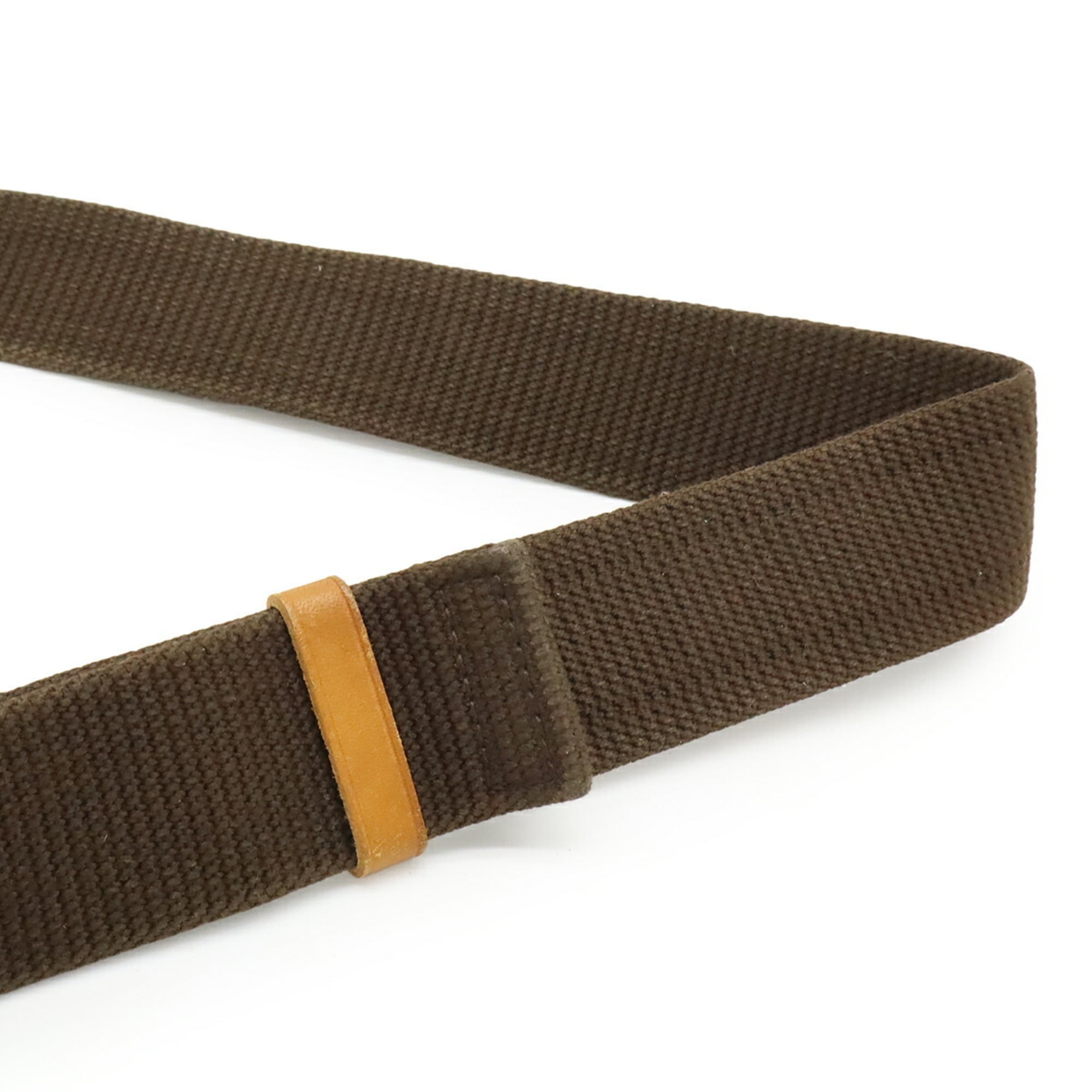 Louis Vuitton Brown Canvas Pochette Shoulder Bag Sling Bag (Pre-Owned)