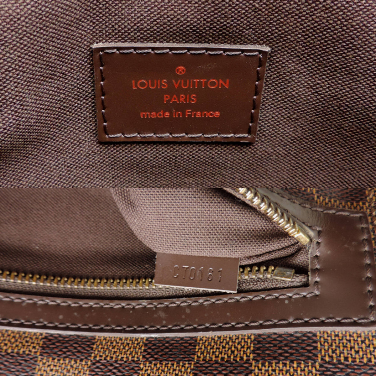 Louis Vuitton Brown Ebene Damier Canvas Shoulder Bag (Pre-Owned)