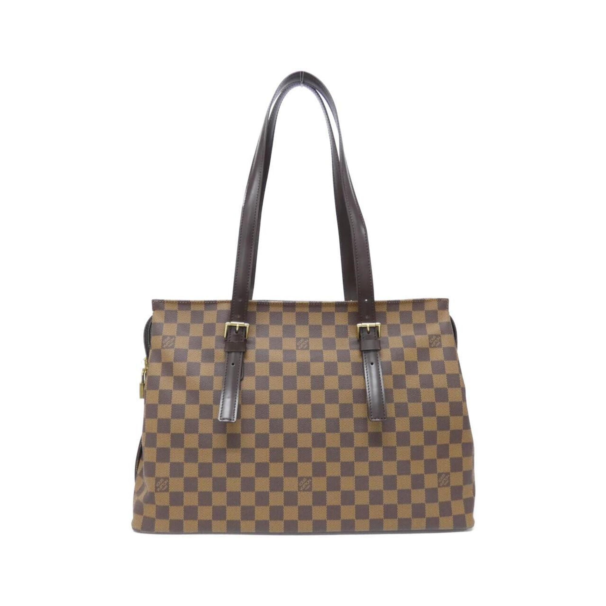Louis Vuitton Ebene Coated Canvas Shoulder Bag (Pre-Owned)