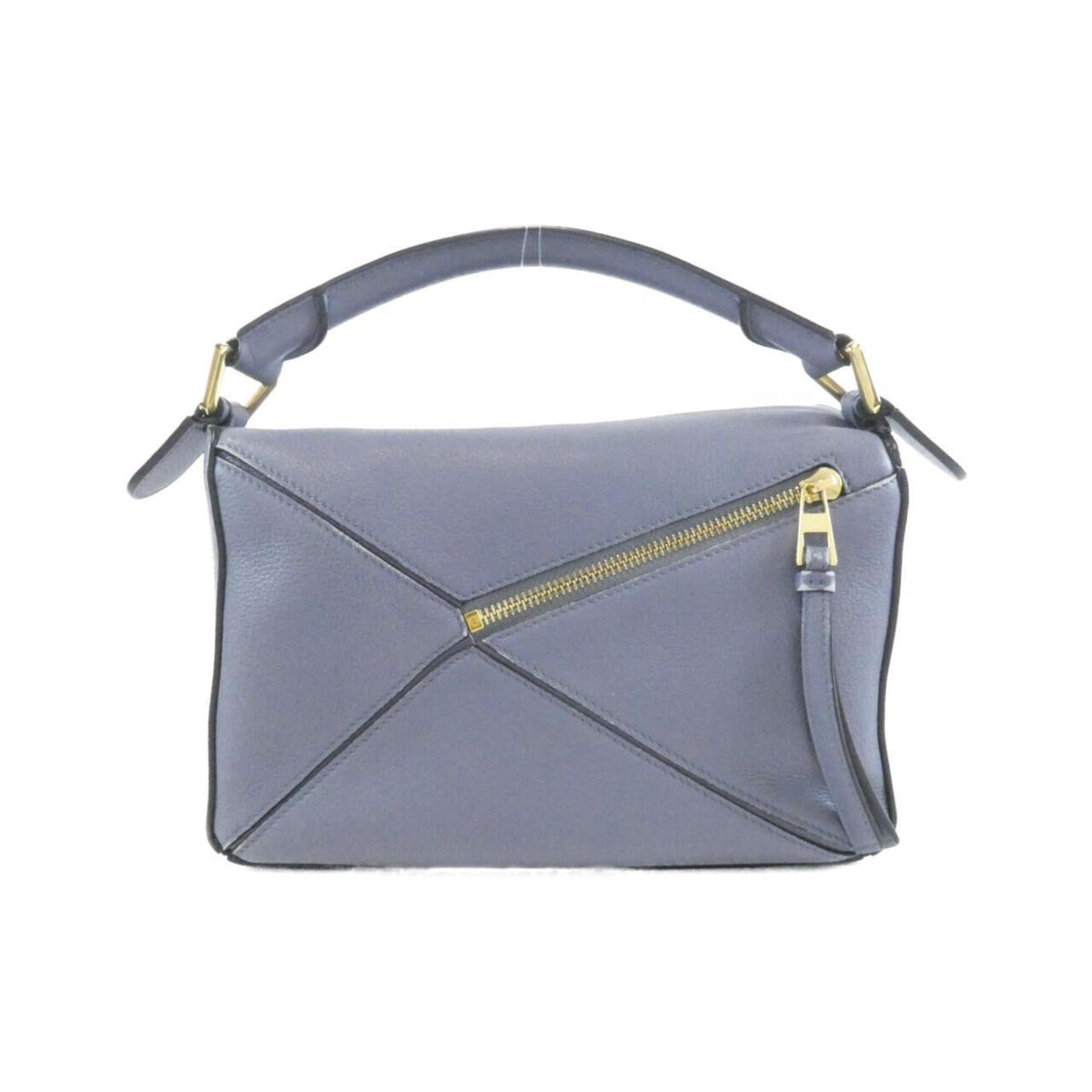 Loewe Gray Leather Handbag (Pre-Owned)