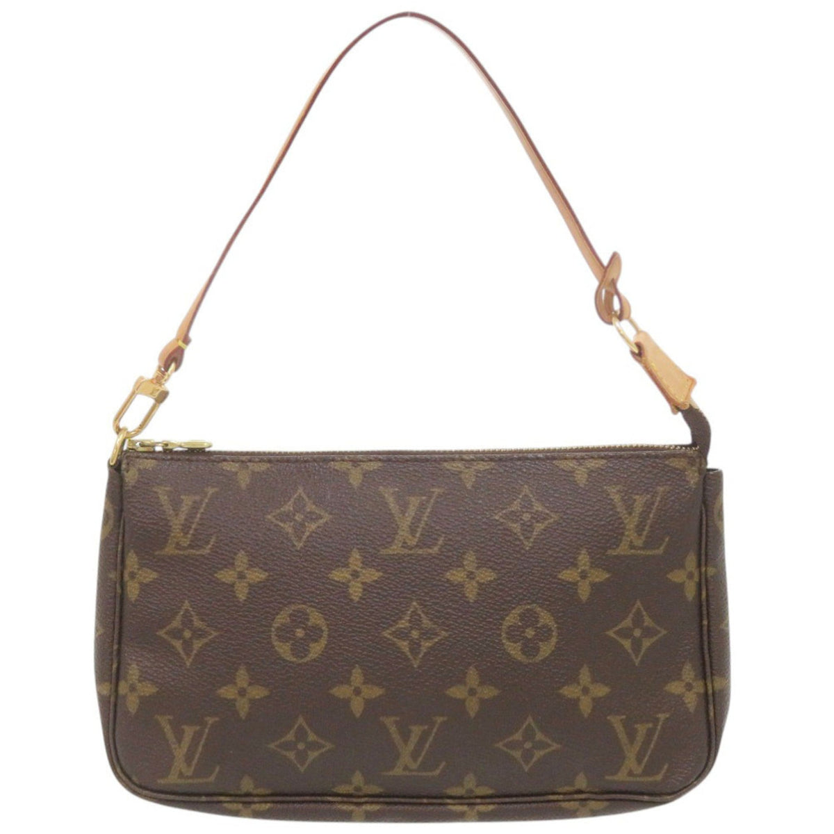 Louis Vuitton Brown Monogram Monogram Handbag Pochette Pouch (Pre-Owned)