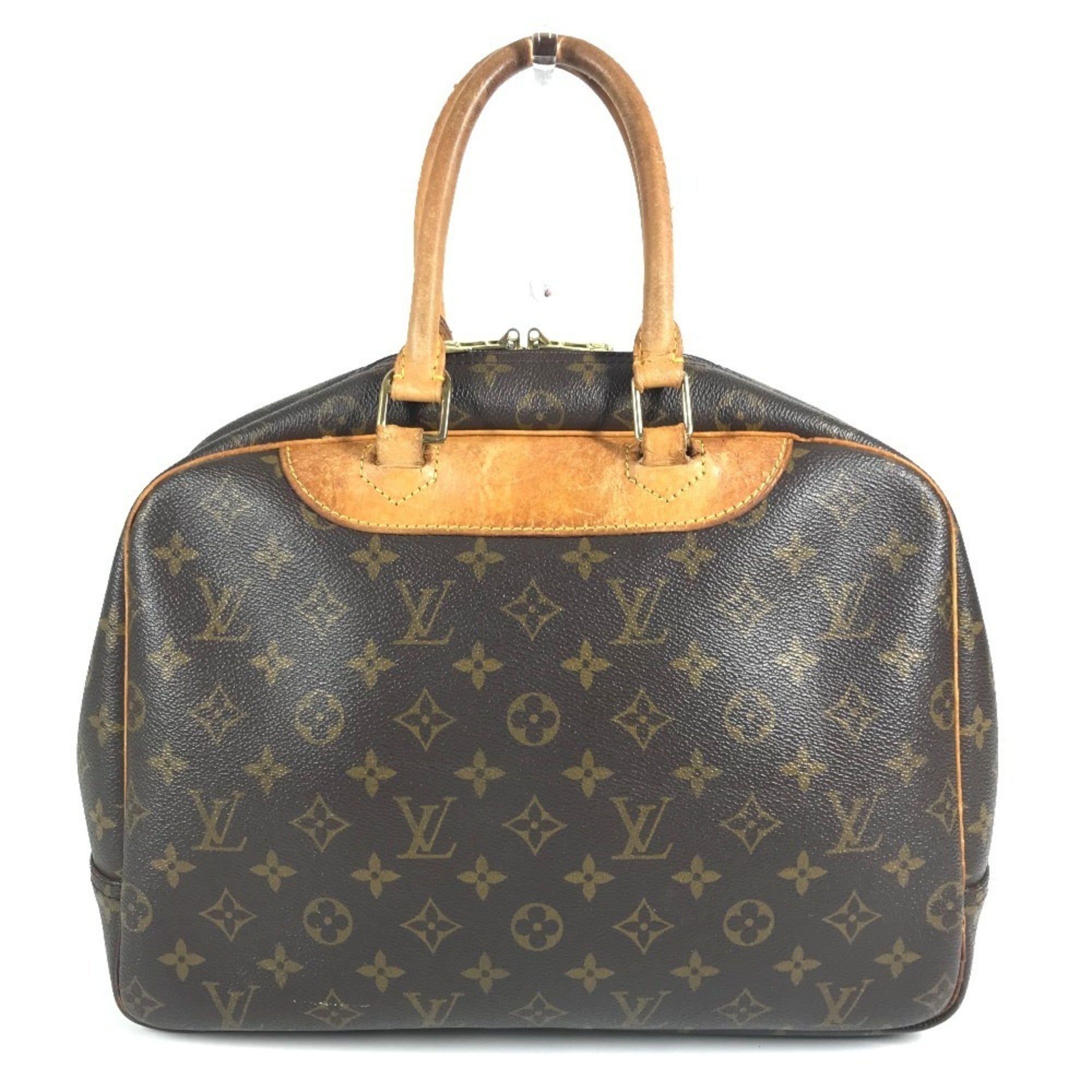 Louis Vuitton Brown Monogram Canvas Boston Bag Handbag Tote Bag (Pre-Owned)