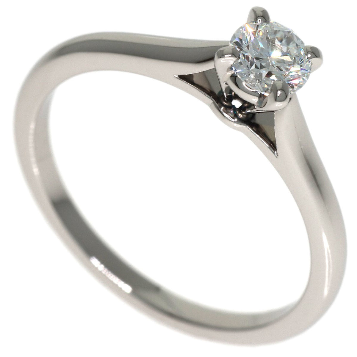 Cartier Platinum Platinum 950 Band Ring (Pre-Owned)