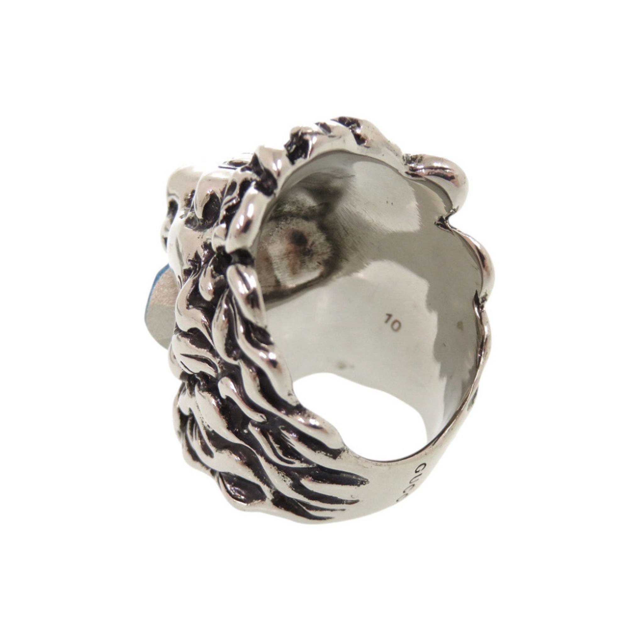 Gucci Silver Metal Band Ring (Pre-Owned)