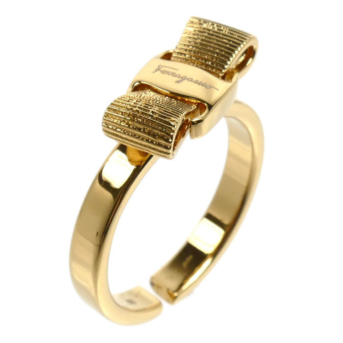 Salvatore Ferragamo Brass Band Ring (Pre-Owned)