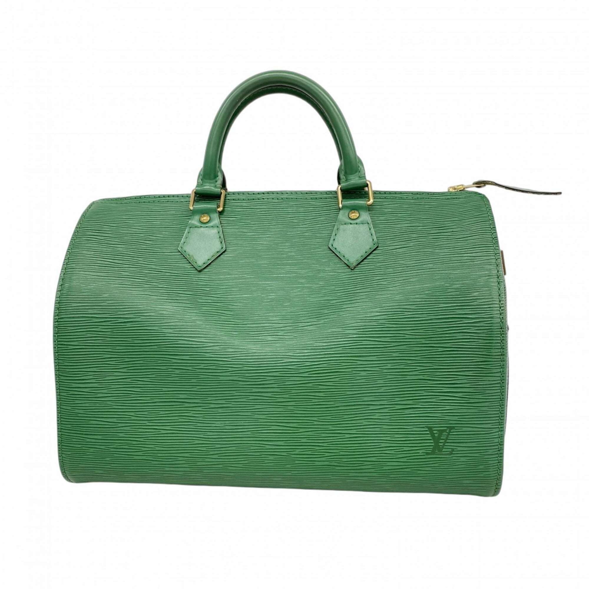 Louis Vuitton Borneo Green Handbag (Pre-Owned)