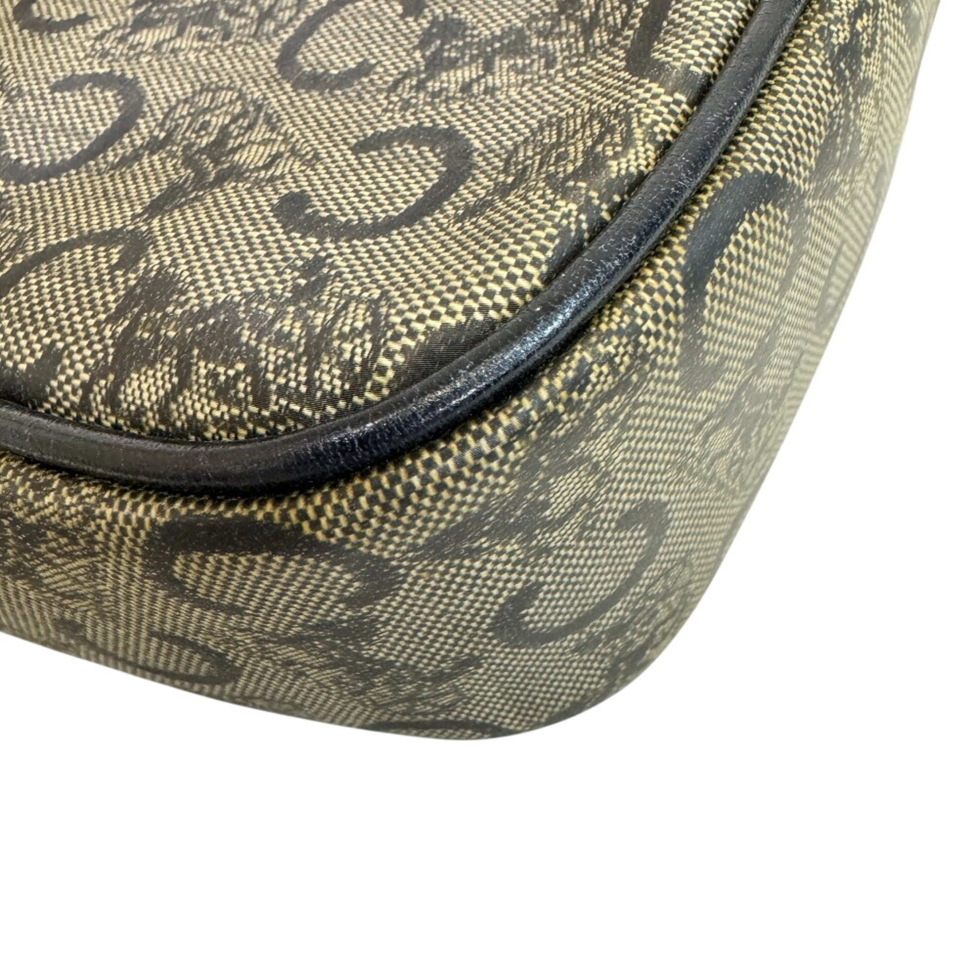 Celine Gray Navy Pvc Leather Pochette Shoulder Bag (Pre-Owned)