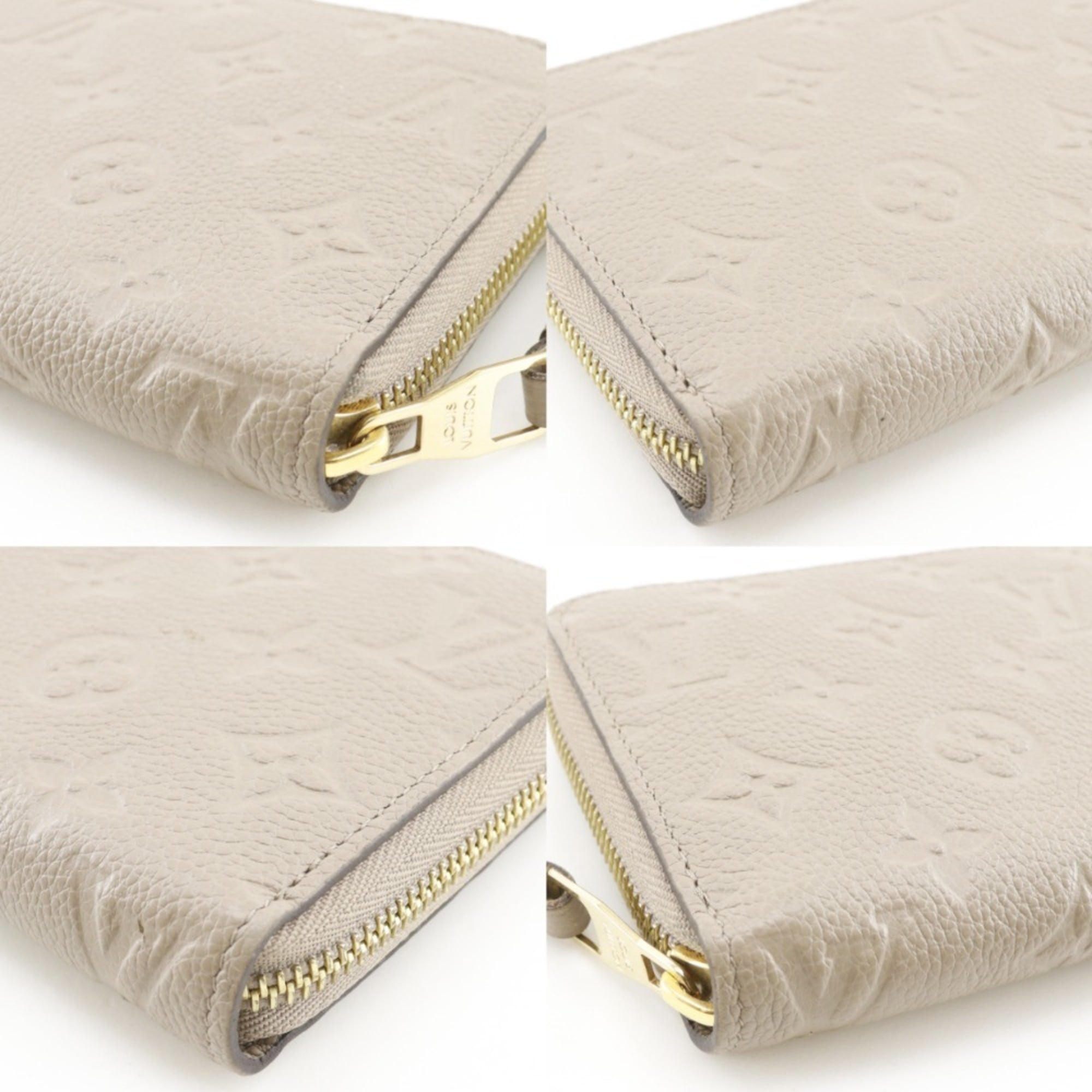 Louis Vuitton Monogram Empreinte Gray Monogram Empreinte Long Wallet (Bi-Fold) (Pre-Owned)