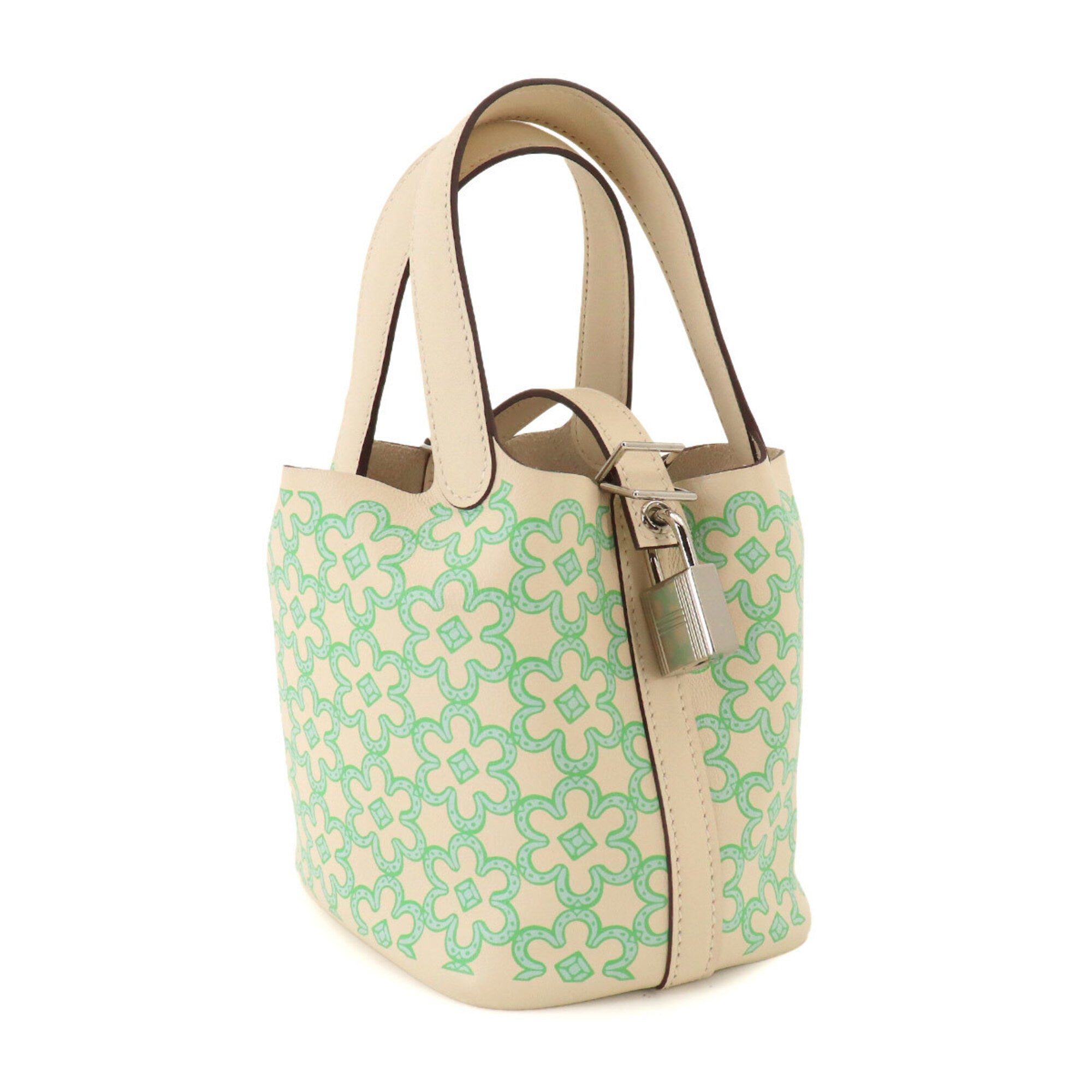 Hermes Vert Swift Leather Handbag (Pre-Owned)