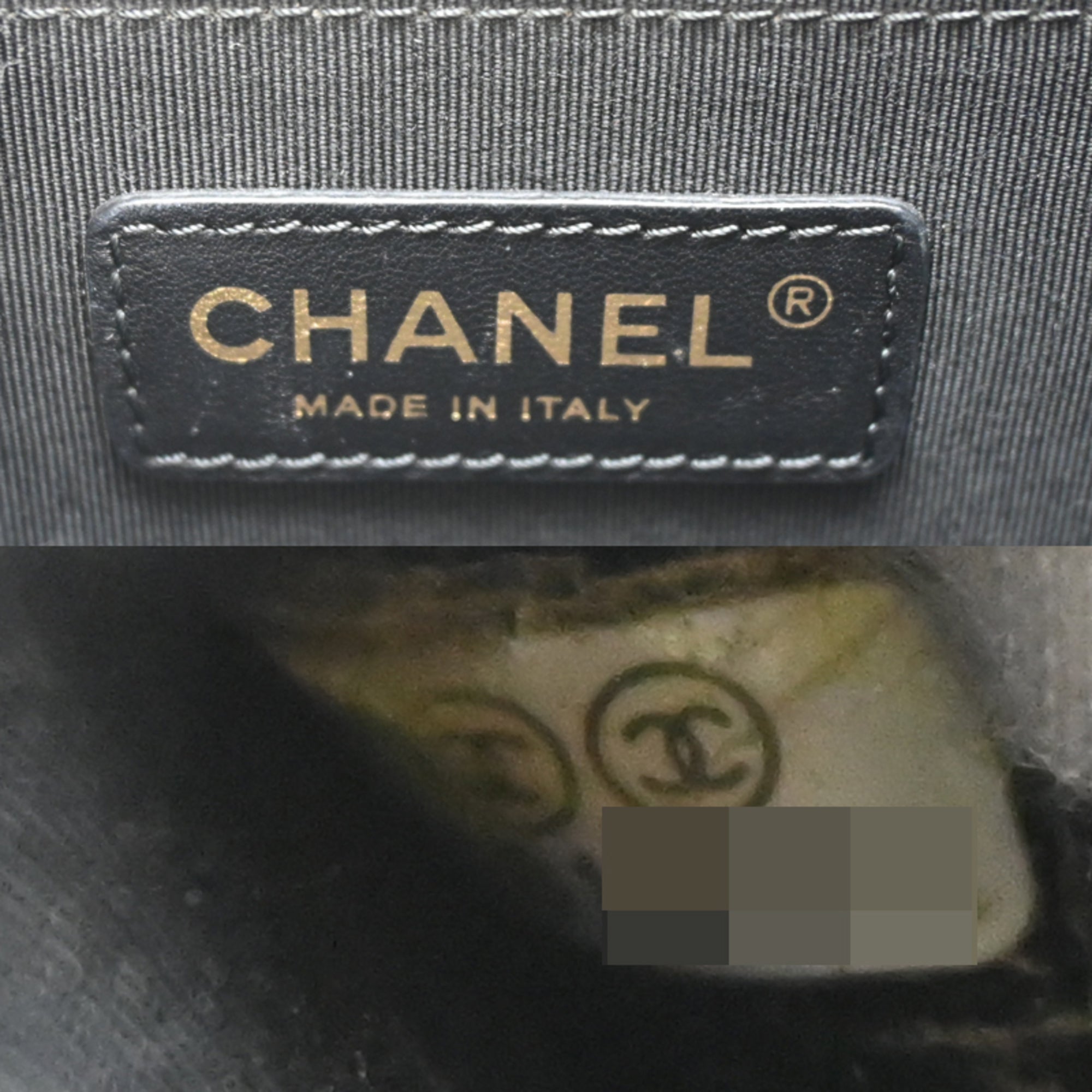 Chanel Black Leather Shoulder Bag (Pre-Owned)