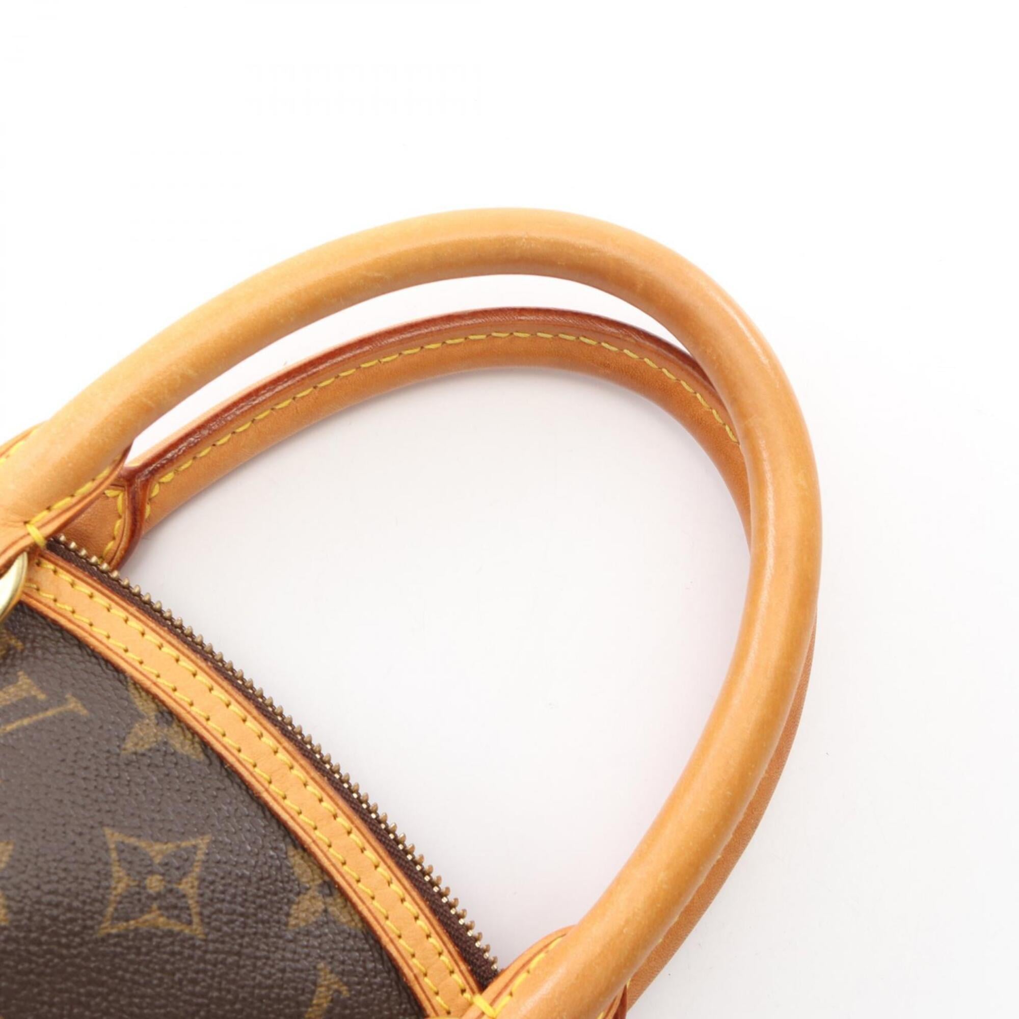 Louis Vuitton Brown Pvc Leather Handbag (Pre-Owned)