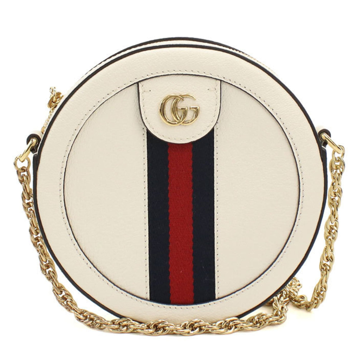 Gucci White Leather Shoulder Bag (Pre-Owned)