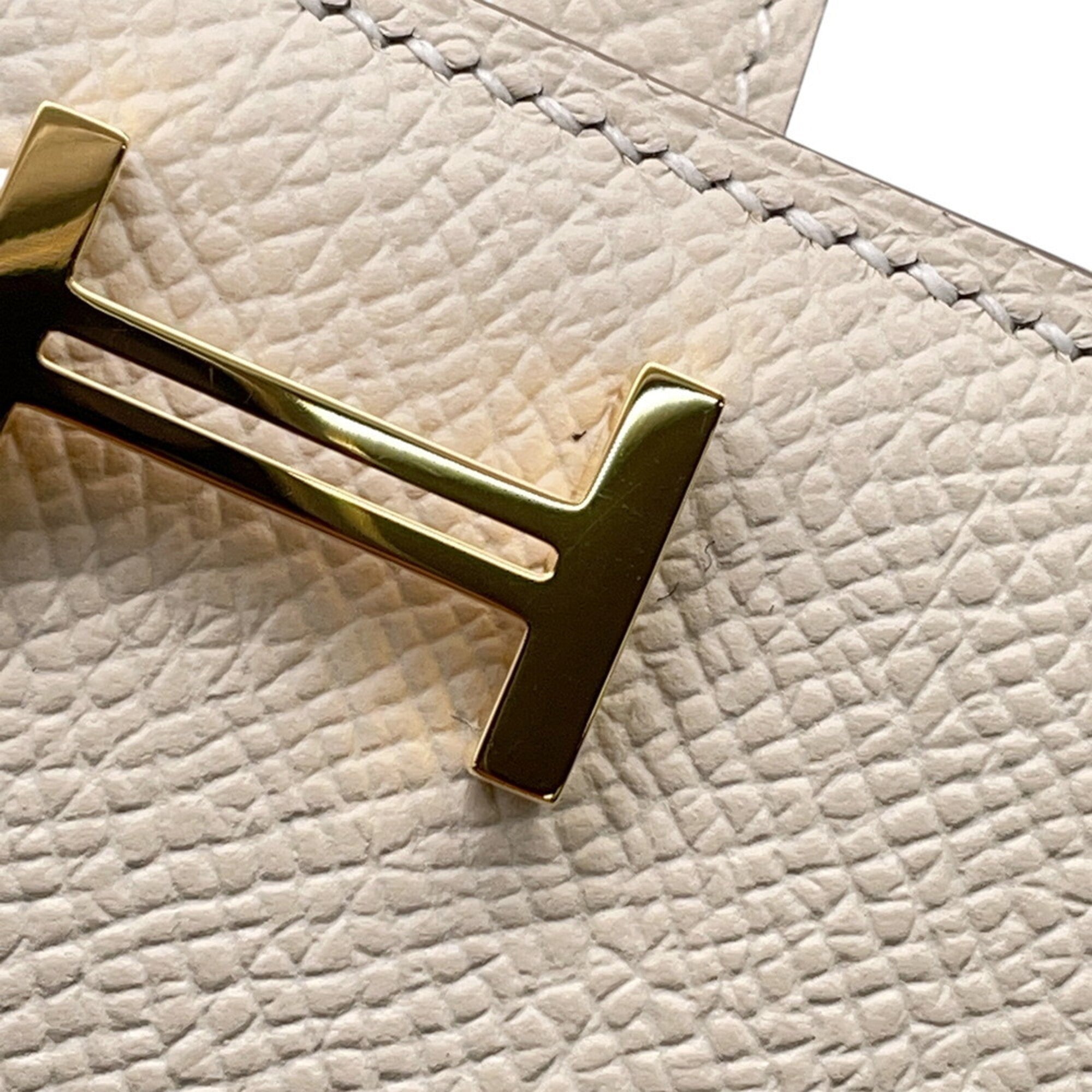 Hermes Ivory Epsom Leather Long Wallet (Bi-Fold) (Pre-Owned)