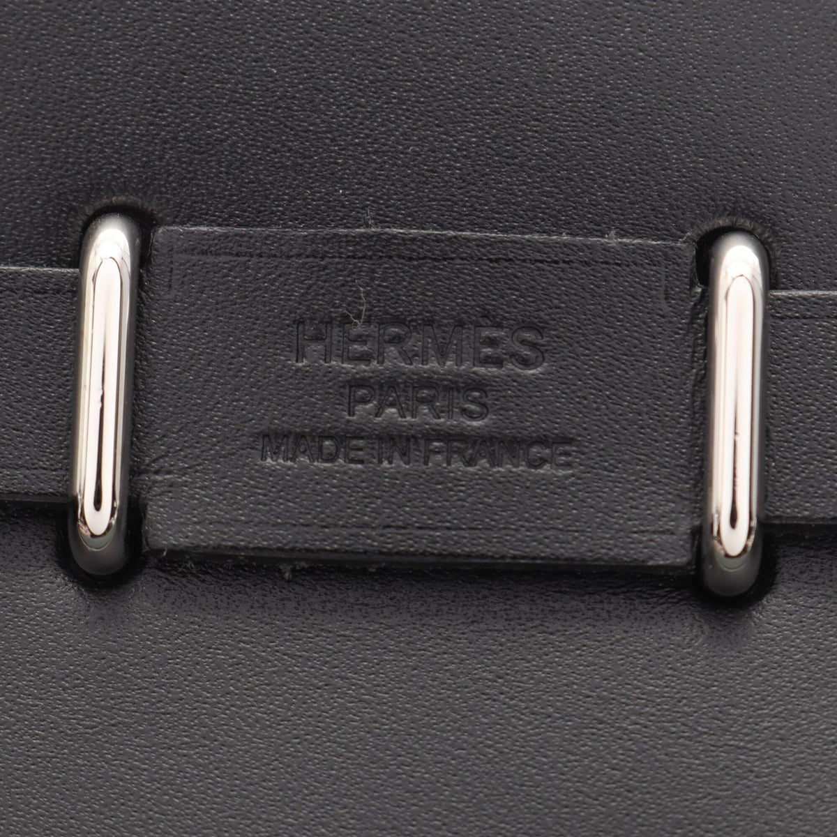 Hermes Black Green Handbag Shoulder Bag (Pre-Owned)