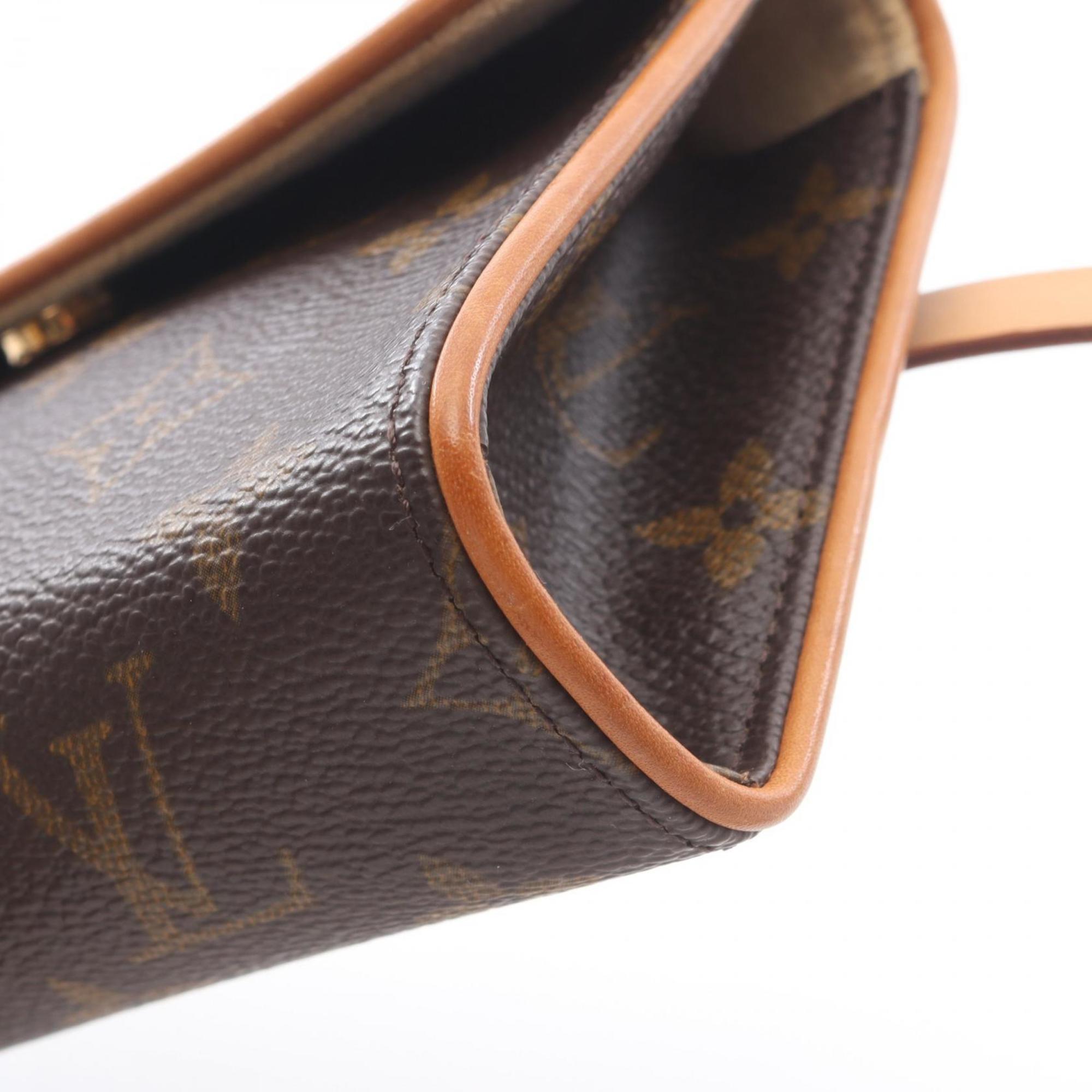 Louis Vuitton Brown Monogram Coated Canvas Leather Fanny Pack Sling Bag (Pre-Owned)