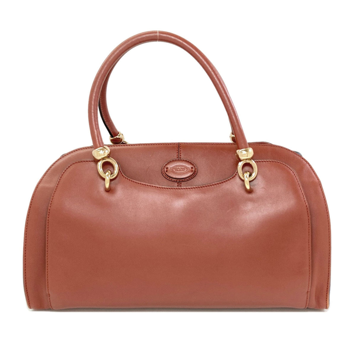 Tod's Brown Leather Handbag (Pre-Owned)