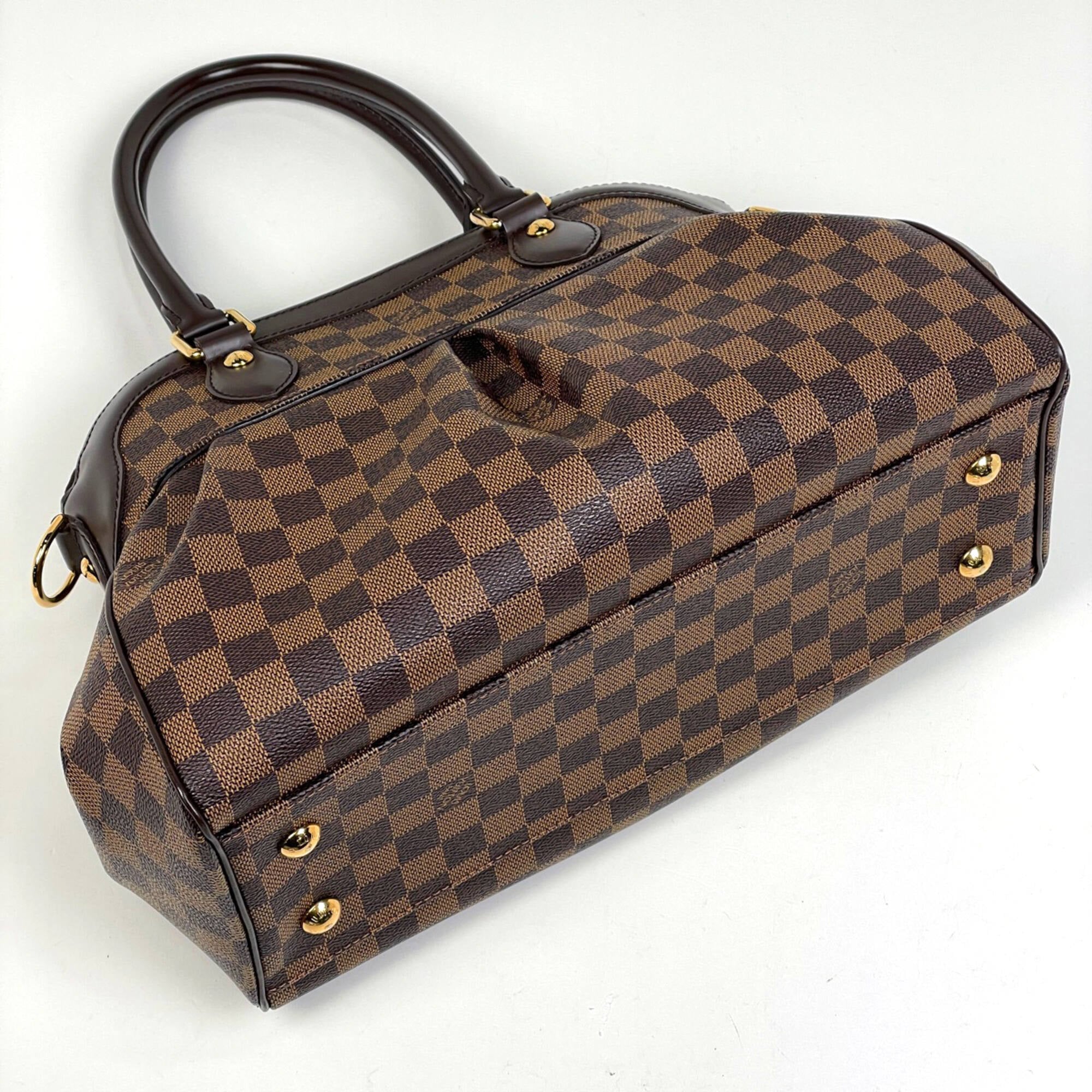 Louis Vuitton Brown Damier Canvas Handbag (Pre-Owned)