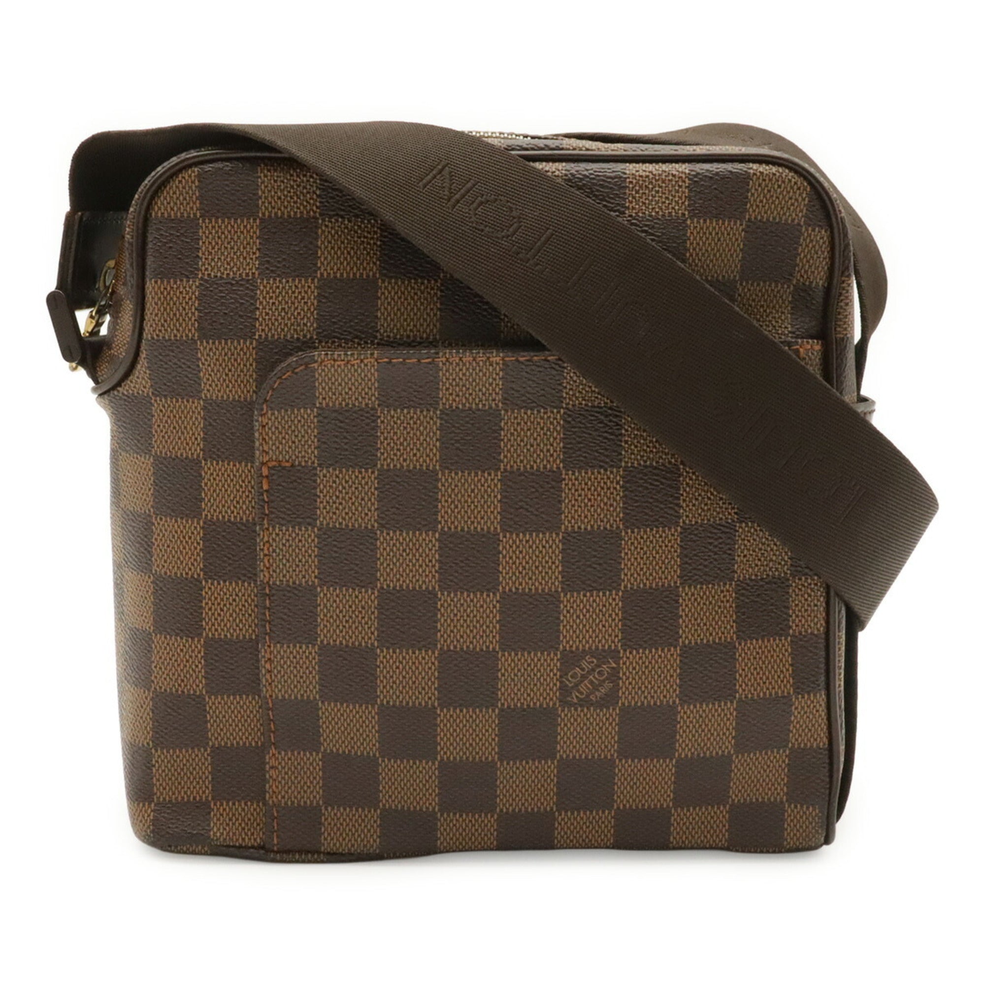 Louis Vuitton Brown Damier Canvas Pvc Pochette Shoulder Bag (Pre-Owned)