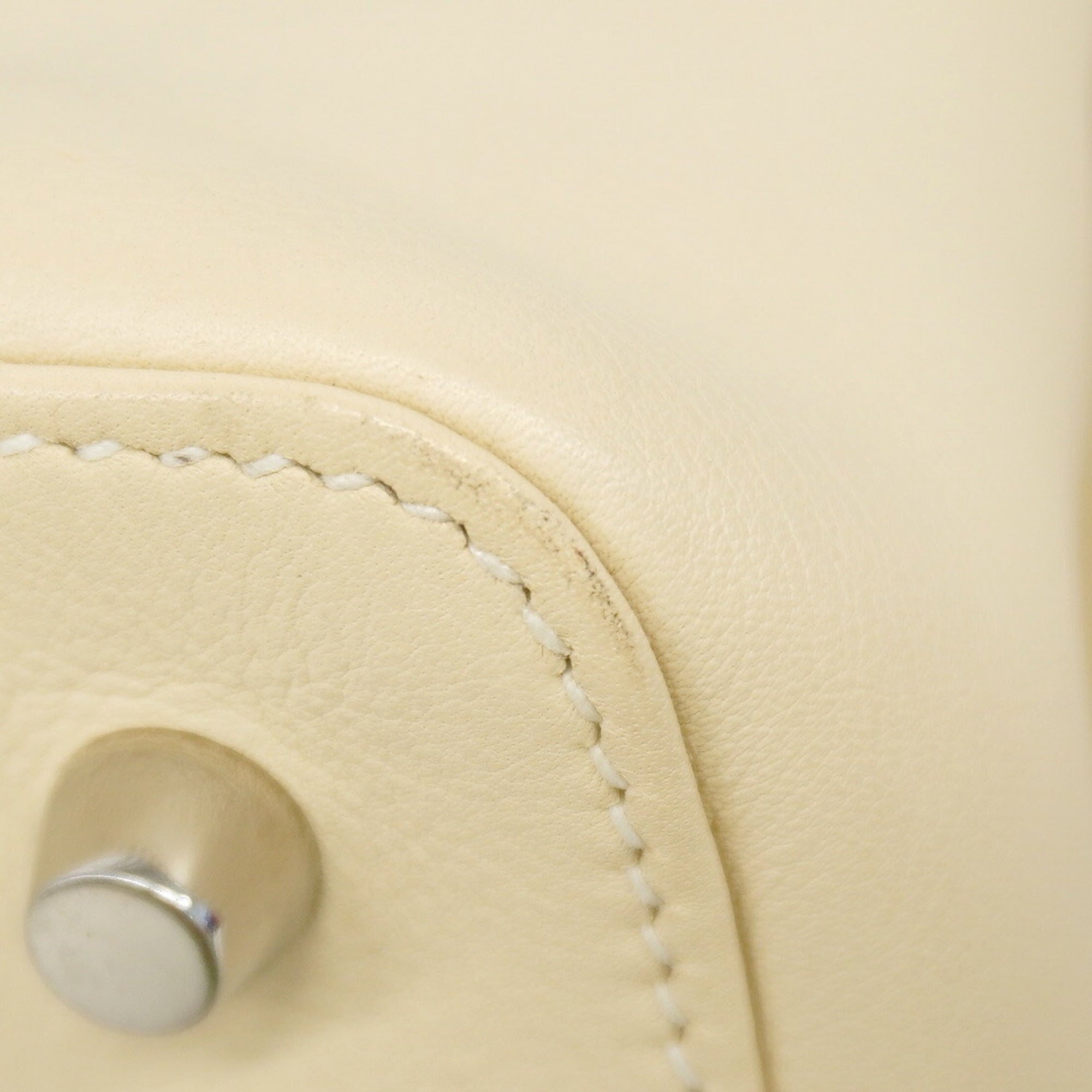 Hermes Beige Swift Leather Handbag (Pre-Owned)