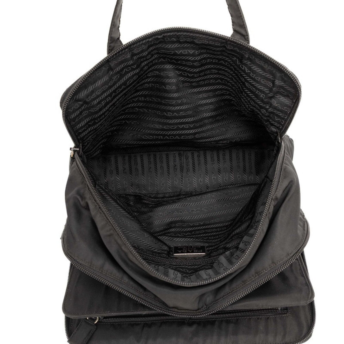 Prada Black Nylon Handbag (Pre-Owned)