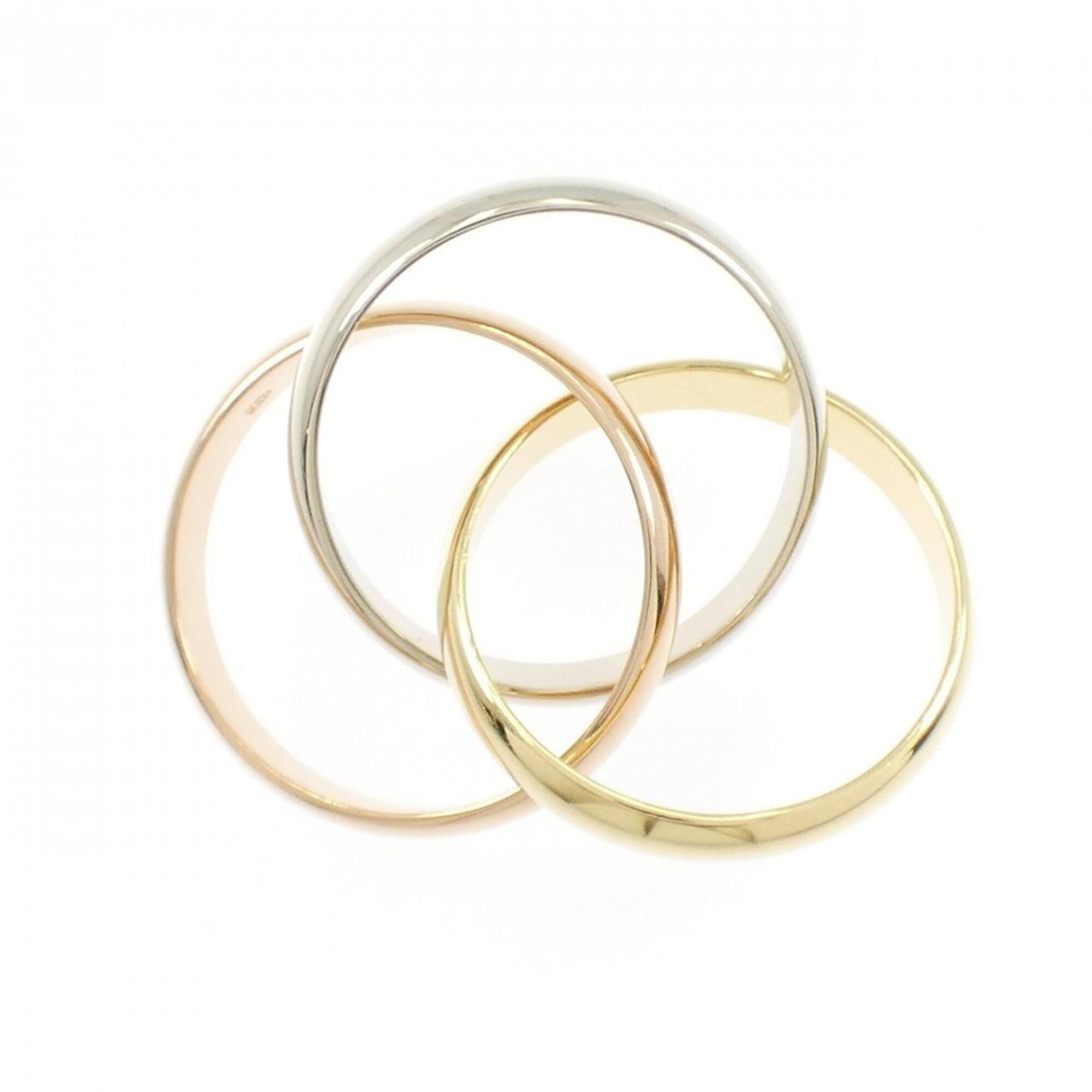 Cartier Trinity Yellow Gold (18K) Pink Gold (18K) White Gold (18K) Band Ring (Pre-Owned)