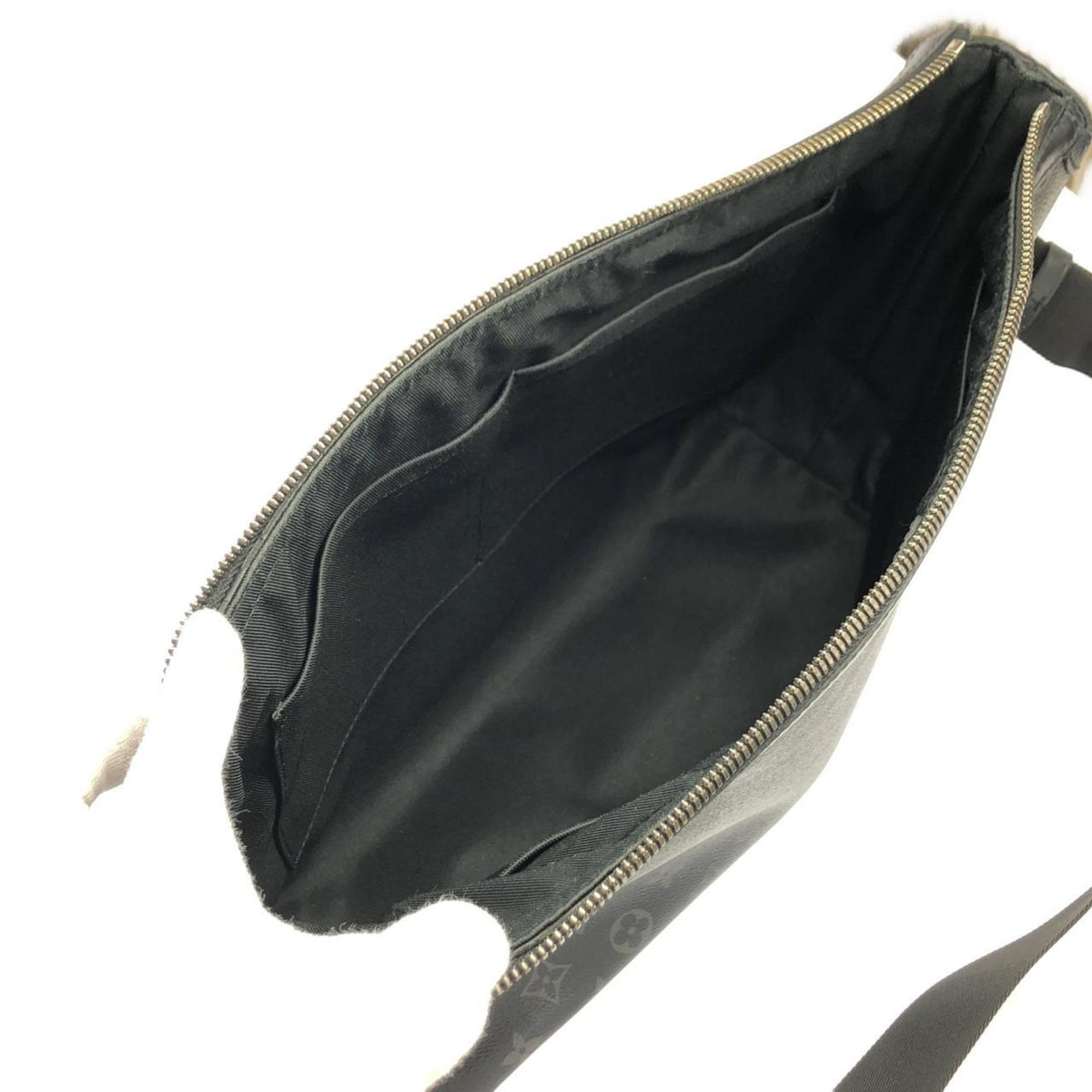Louis Vuitton Black Coated Canvas Shoulder Bag (Pre-Owned)