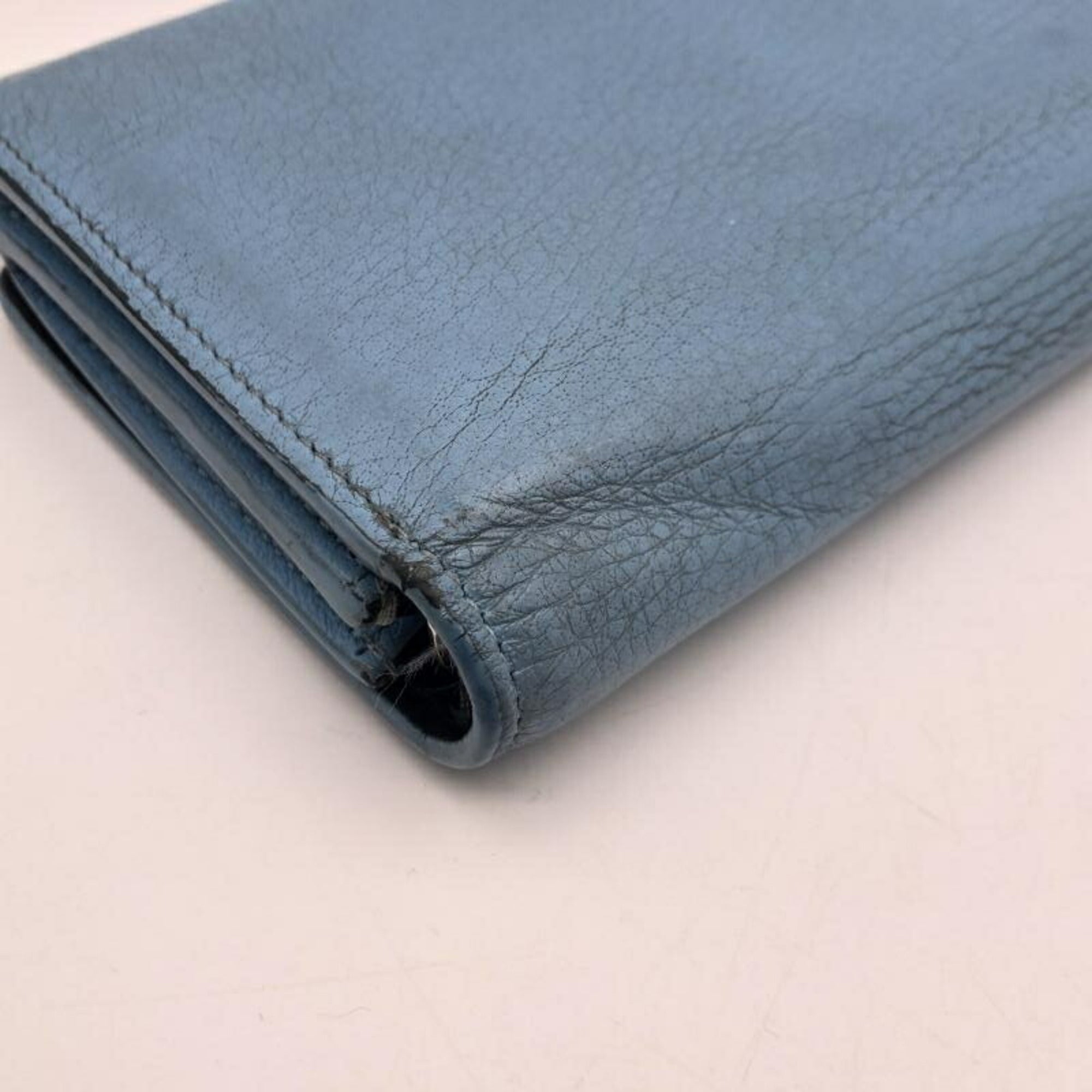 Balenciaga Light Blue Long Wallet (Bi-Fold) (Pre-Owned)