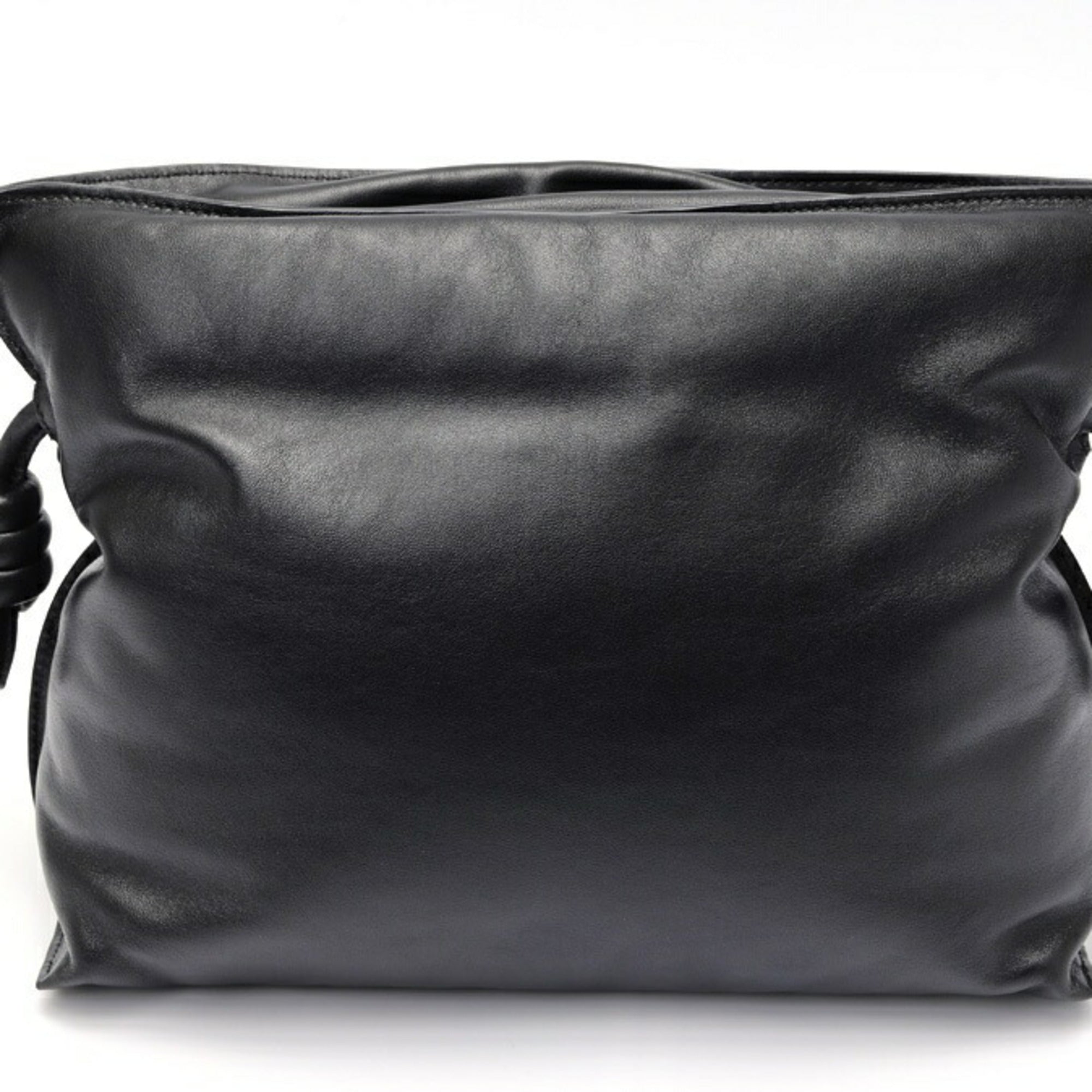Loewe Flamenco Black Leather Shoulder Bag (Pre-Owned)