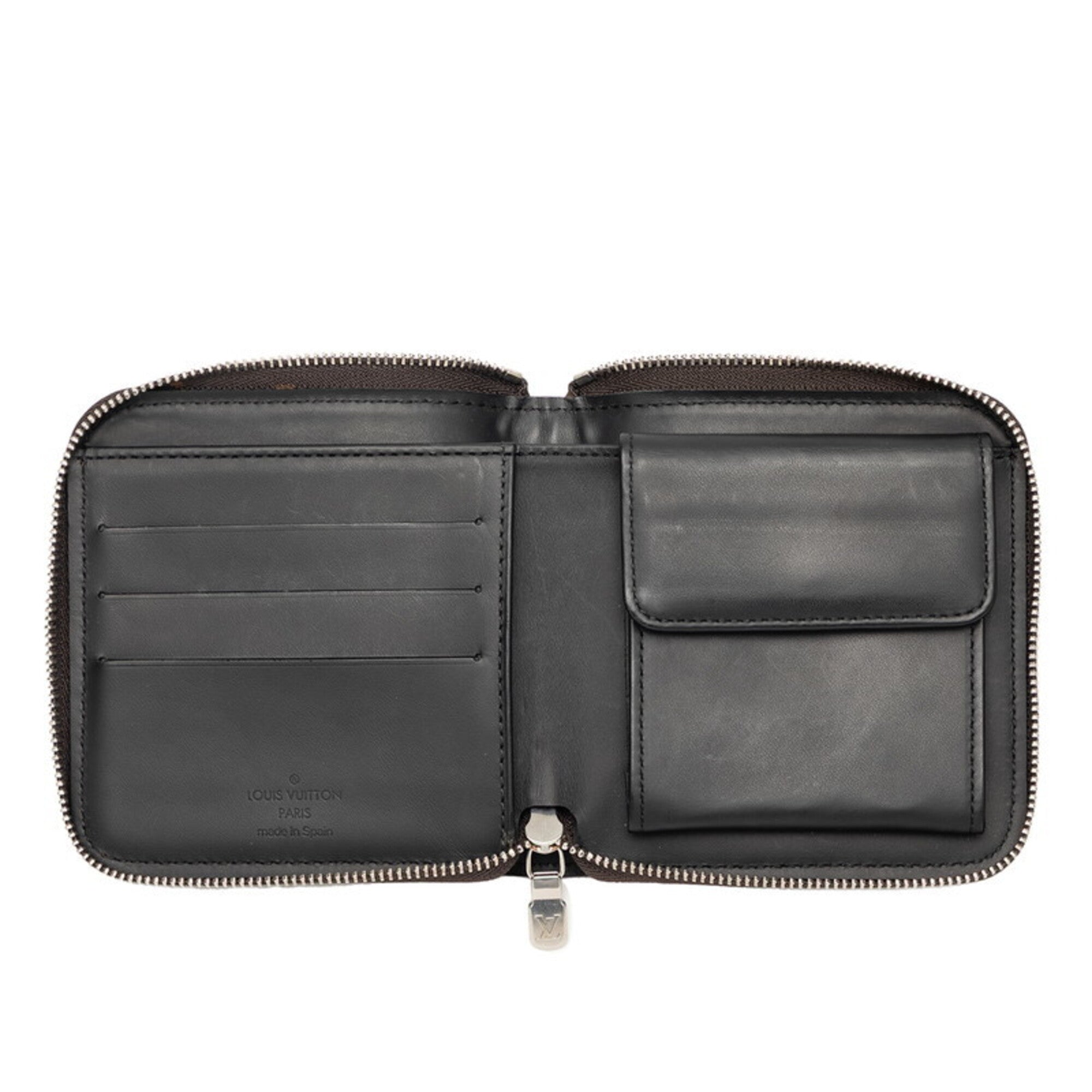 Louis Vuitton Brown Coffee Leather Wallet (Bi-Fold) (Pre-Owned)