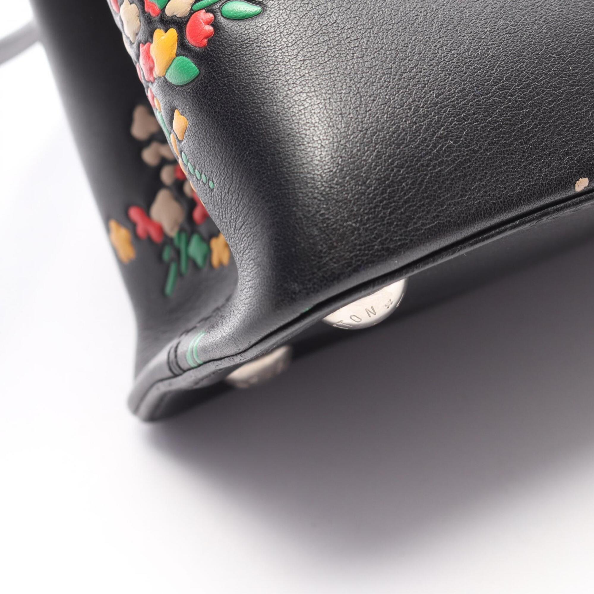 Louis Vuitton Black Multi-Color Leather Handbag (Pre-Owned)