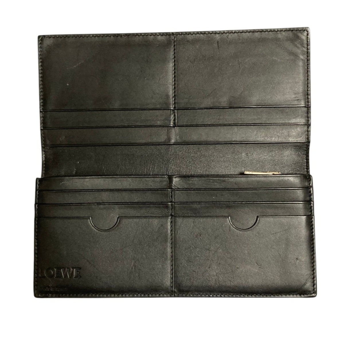 Loewe Red Color Wallet (Bi-Fold) (Pre-Owned)