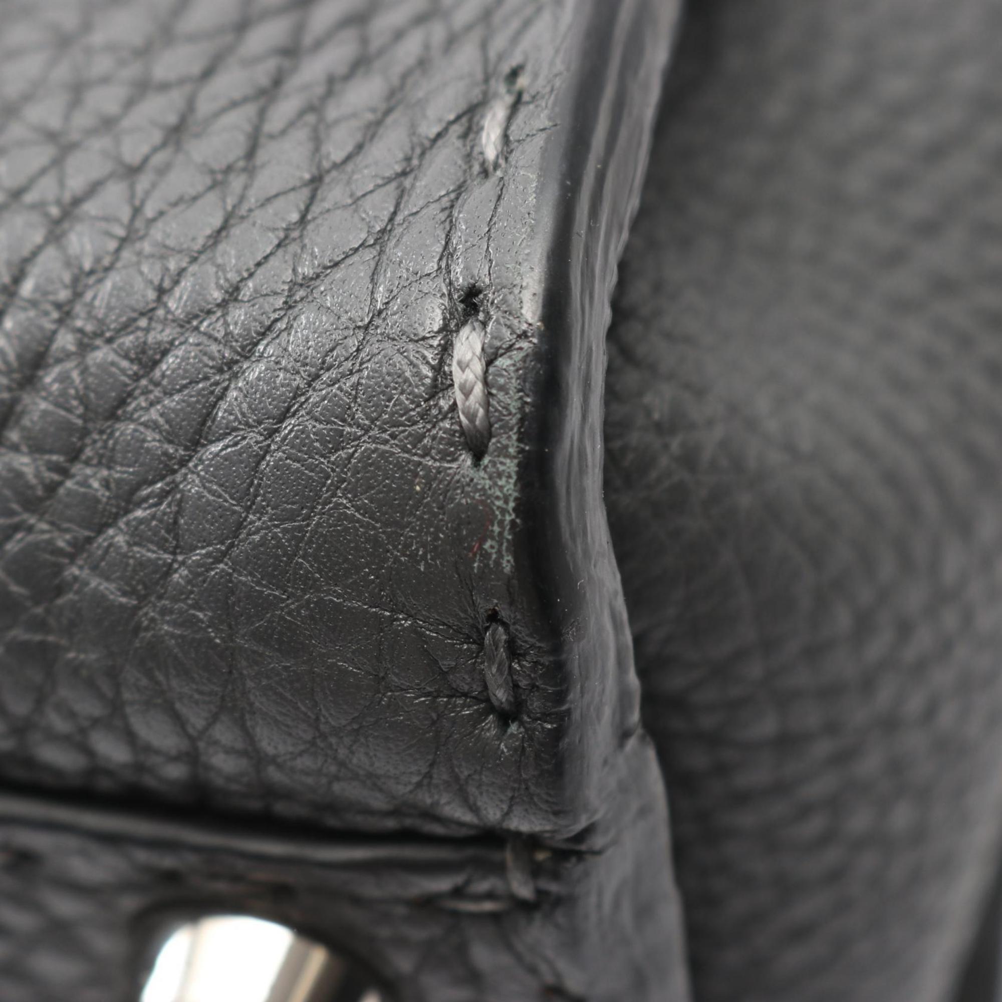 Fendi Gray Leather Handbag (Pre-Owned)