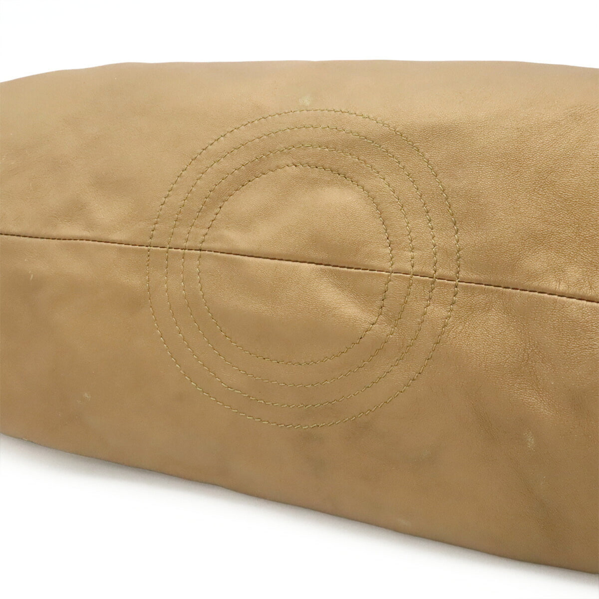 Loewe Champagne Gold Leather Handbag (Pre-Owned)