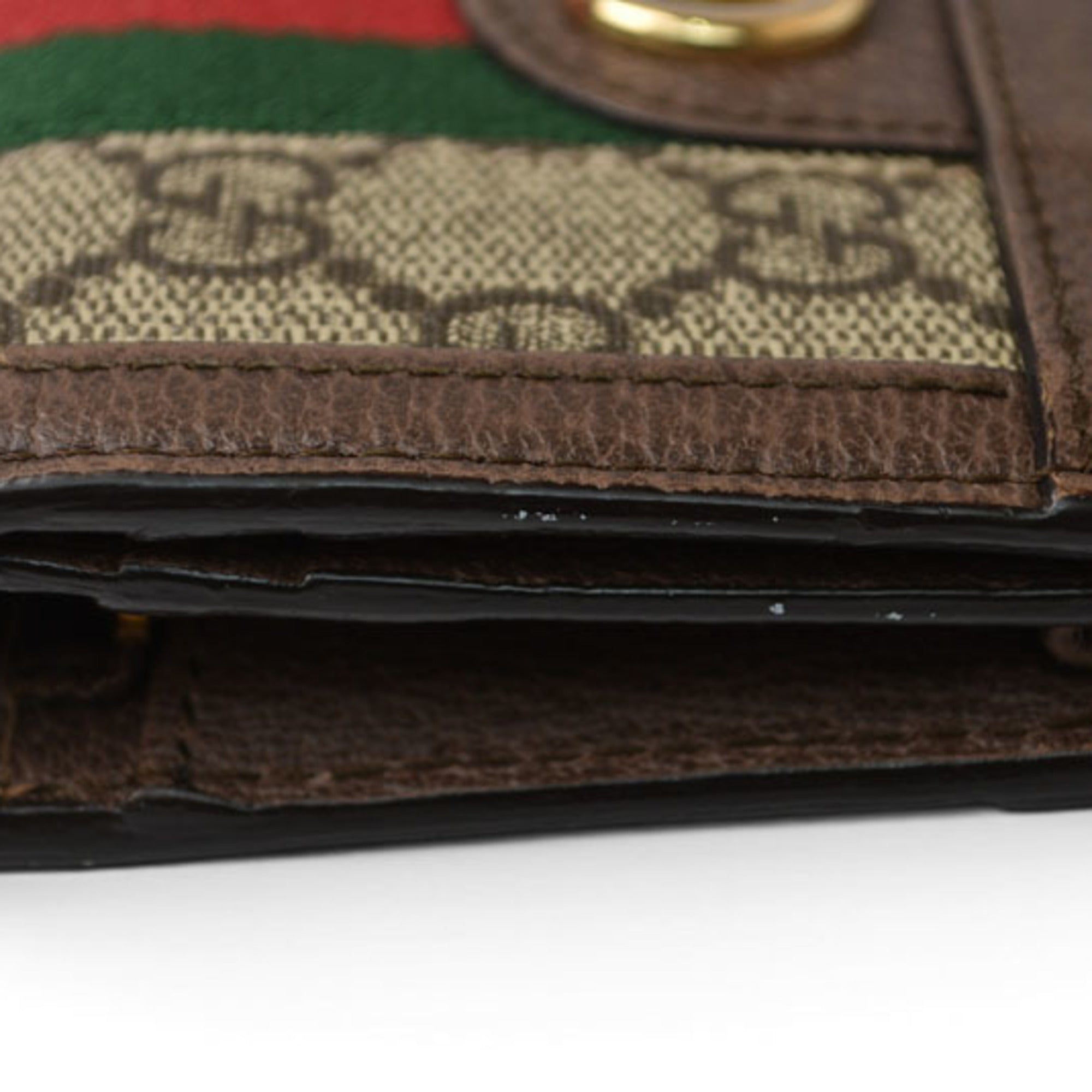Gucci Ophidia Beige Brown Gg Supreme Wallet (Bi-Fold) (Pre-Owned)