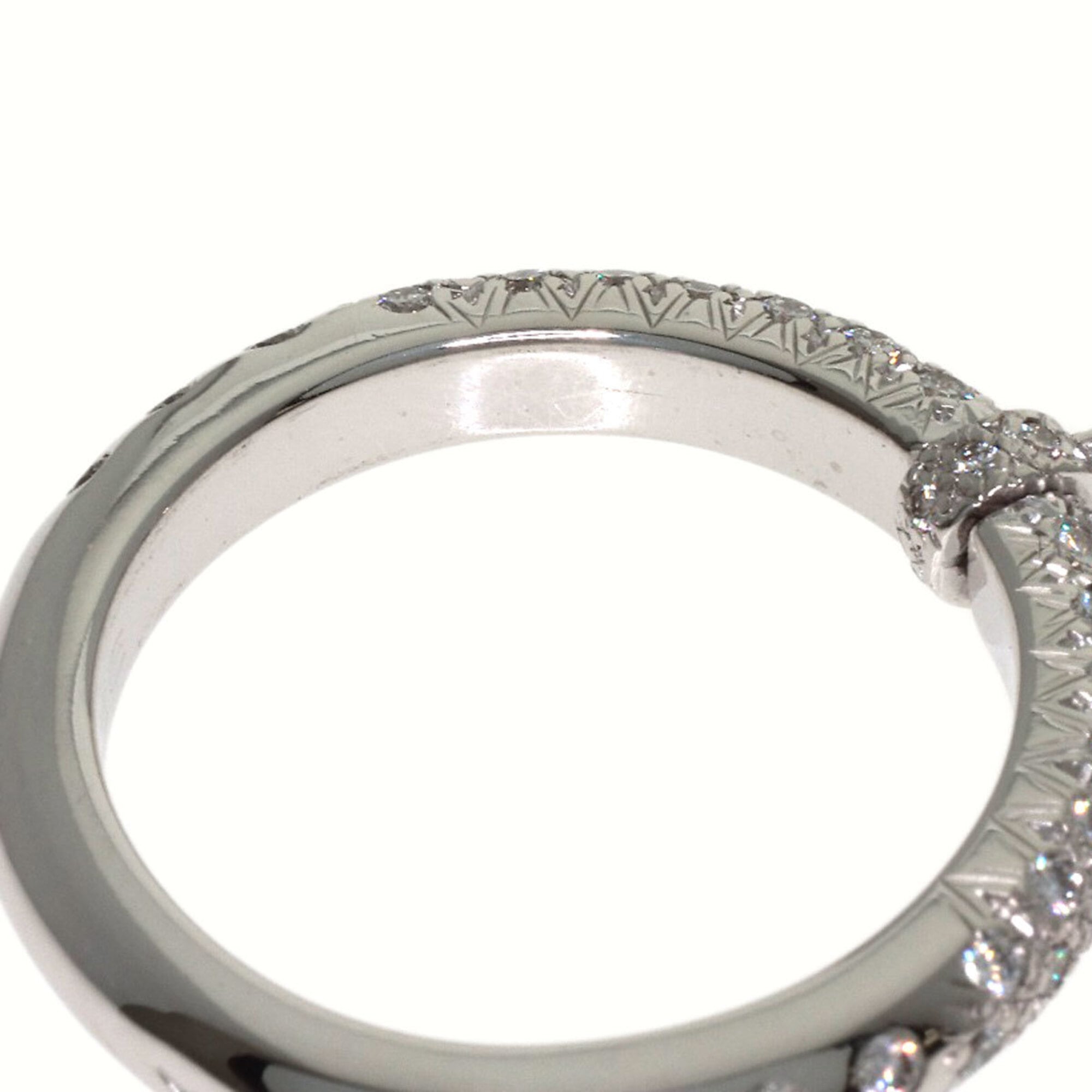 Chanel White Gold White Gold Band Ring (Pre-Owned)